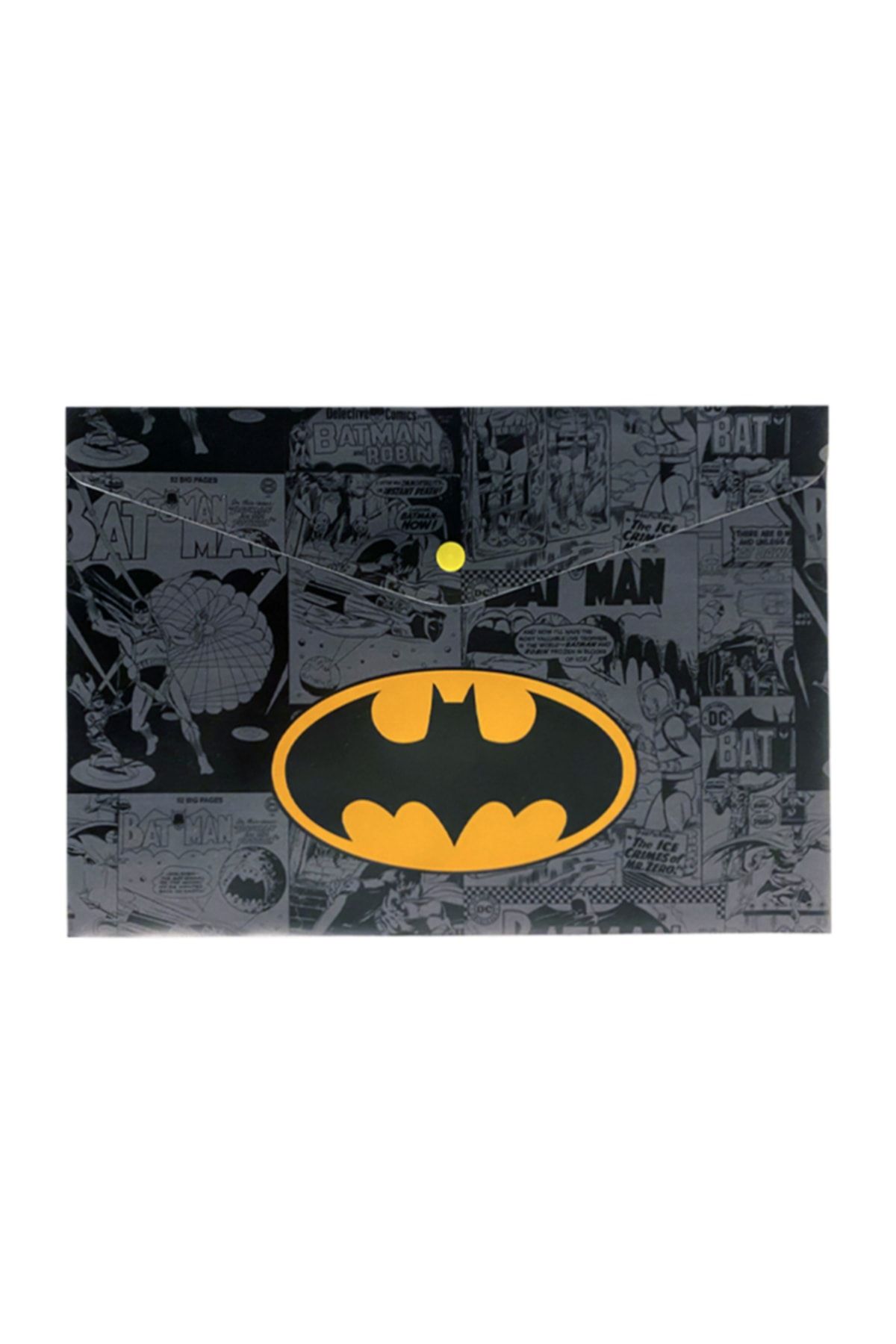 Umix A4 Çıtçıtlı Dosya Dc Comics Batman Design Set2 Siyah