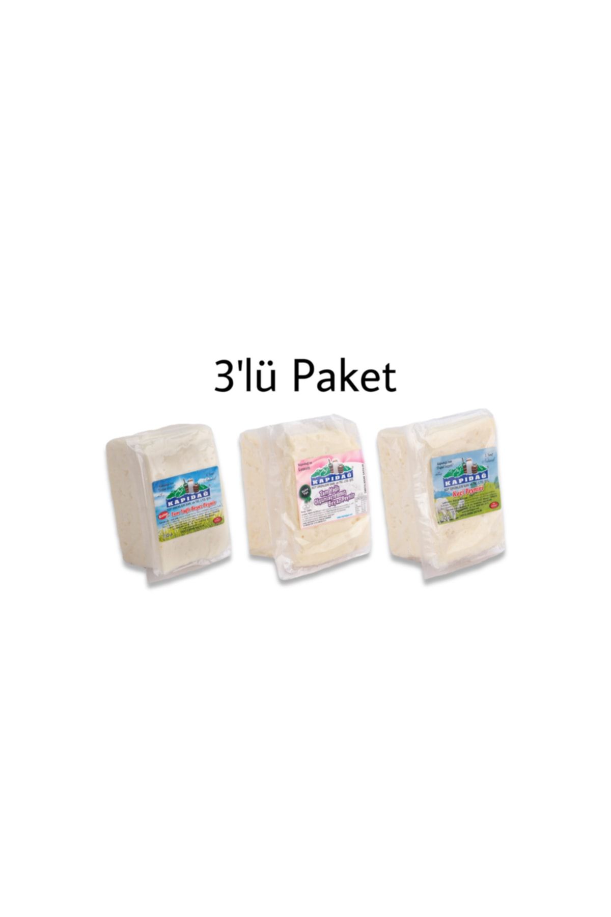 Kapıdağ Tam Yağlı Beyaz Peynir 600 gr 3'lü Gurme Paket