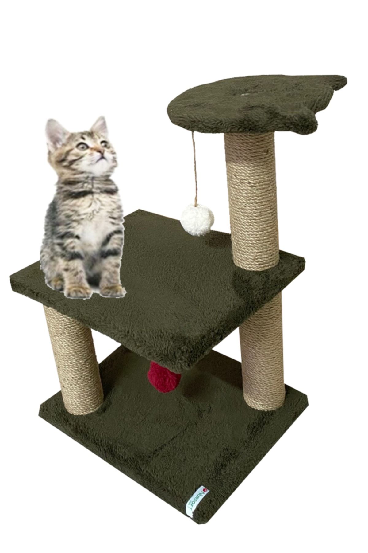 Nursoft Katlı Yavru Kedi Tırmalama Tahtası Yavru Kedi Step