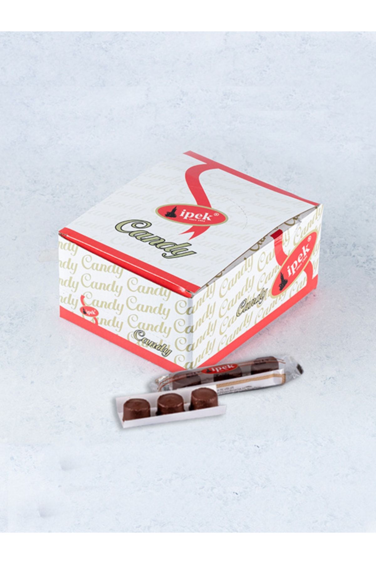 İpek Pişmaniye Çikolatalı Pişmaniye Candy 12×3'lü 400 gr