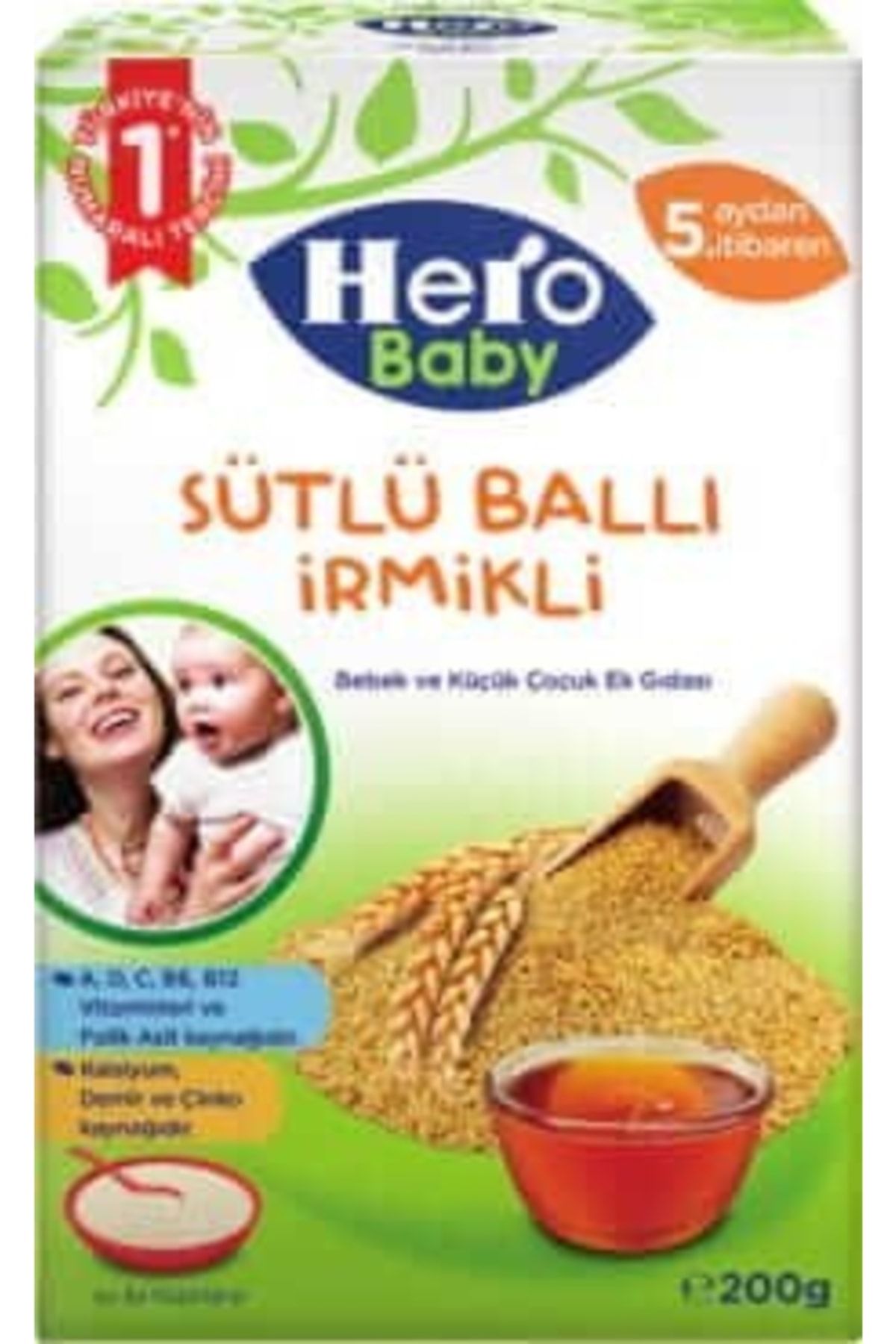 Ülker Hero Baby Sütlü Ballı Irmikli 200 G 12 Adet