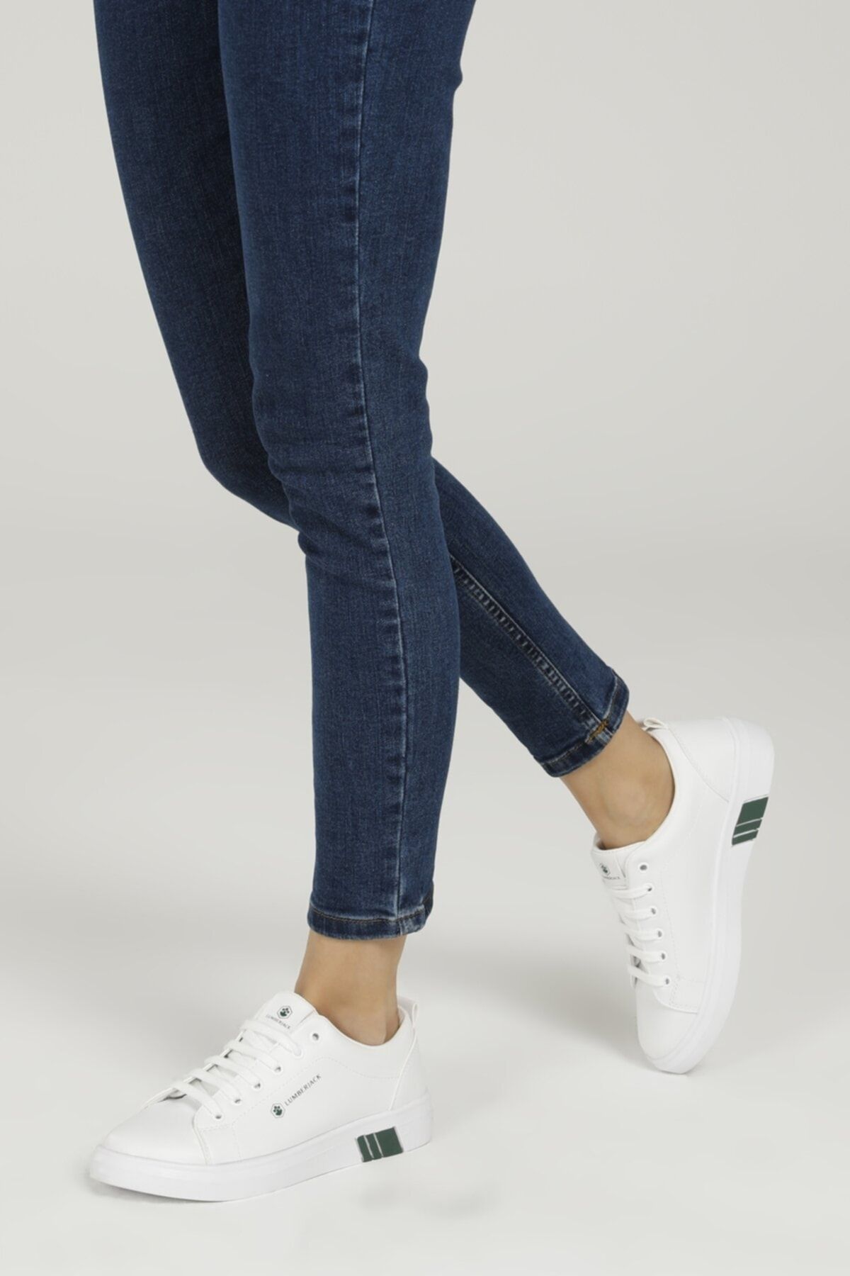 Lumberjack Beyaz - Tina Comfort Taban Cilt Unisex Sneaker Ayakkabı