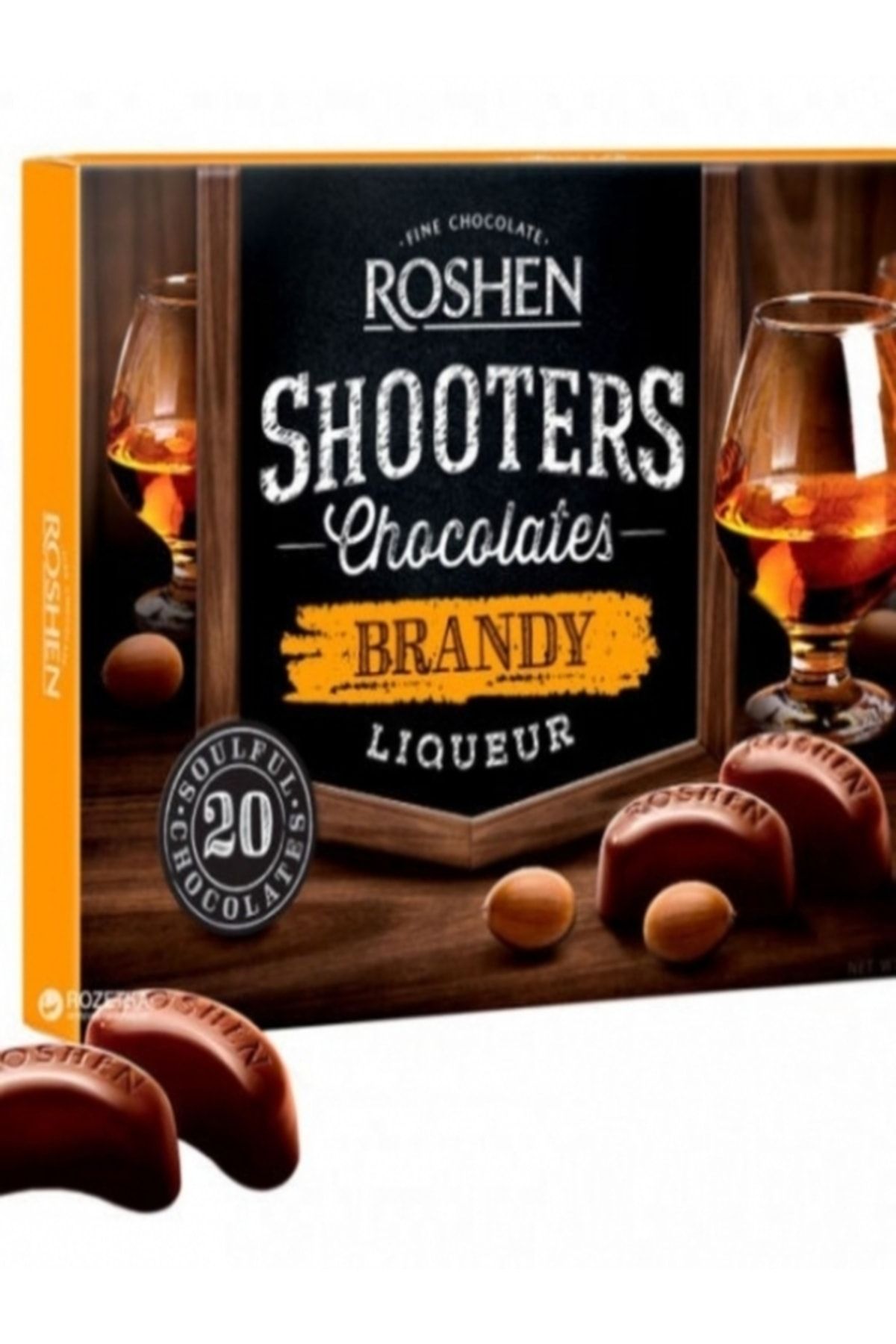 Roshen Shooters Chocolates Brandy Likörlü Çikolata 150 gr Menşei Almanya