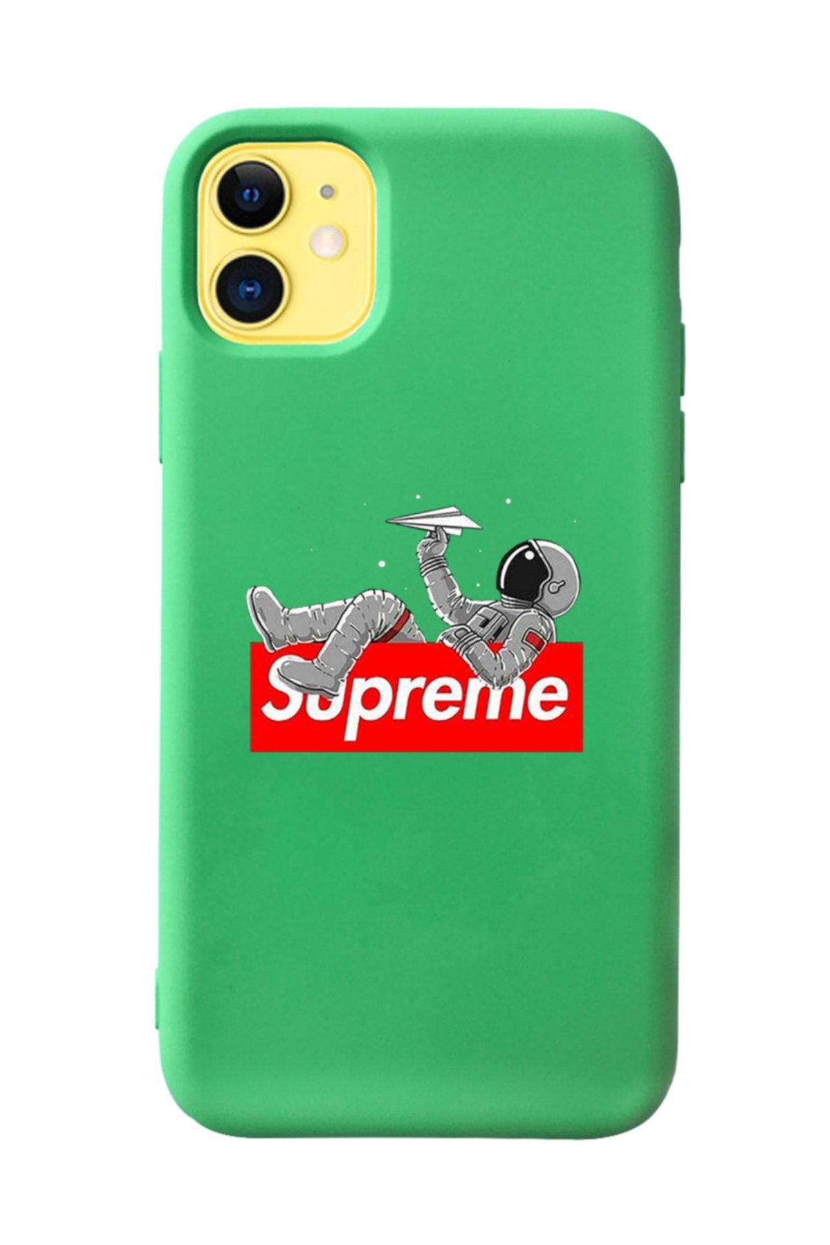 Mupity Supreme Tasarımlı Yeşil Lansman Kılıf Iphone 11