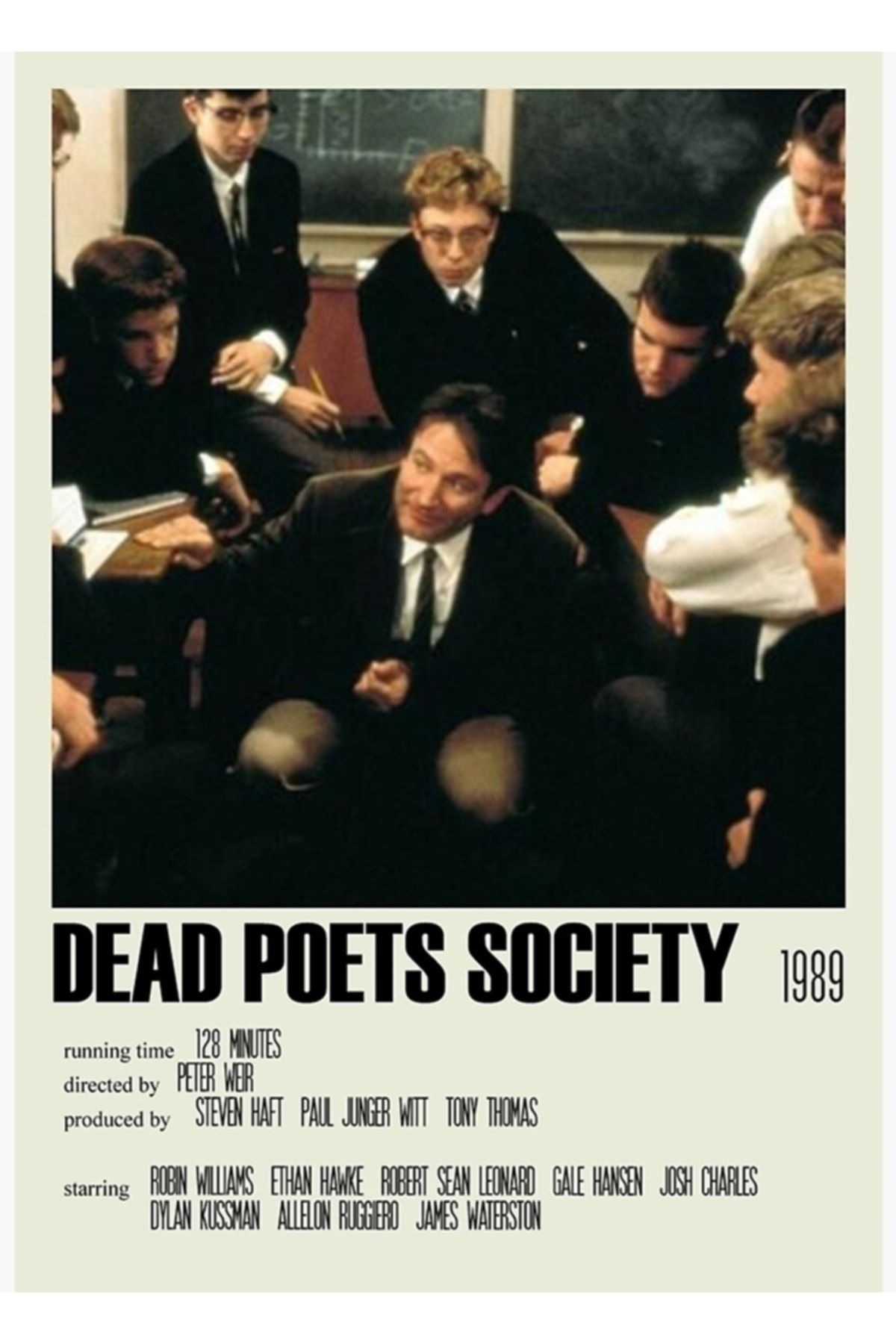 Universal Dead Poets Society Alternatif (2) Tablo Ahşap Poster Dekoratif