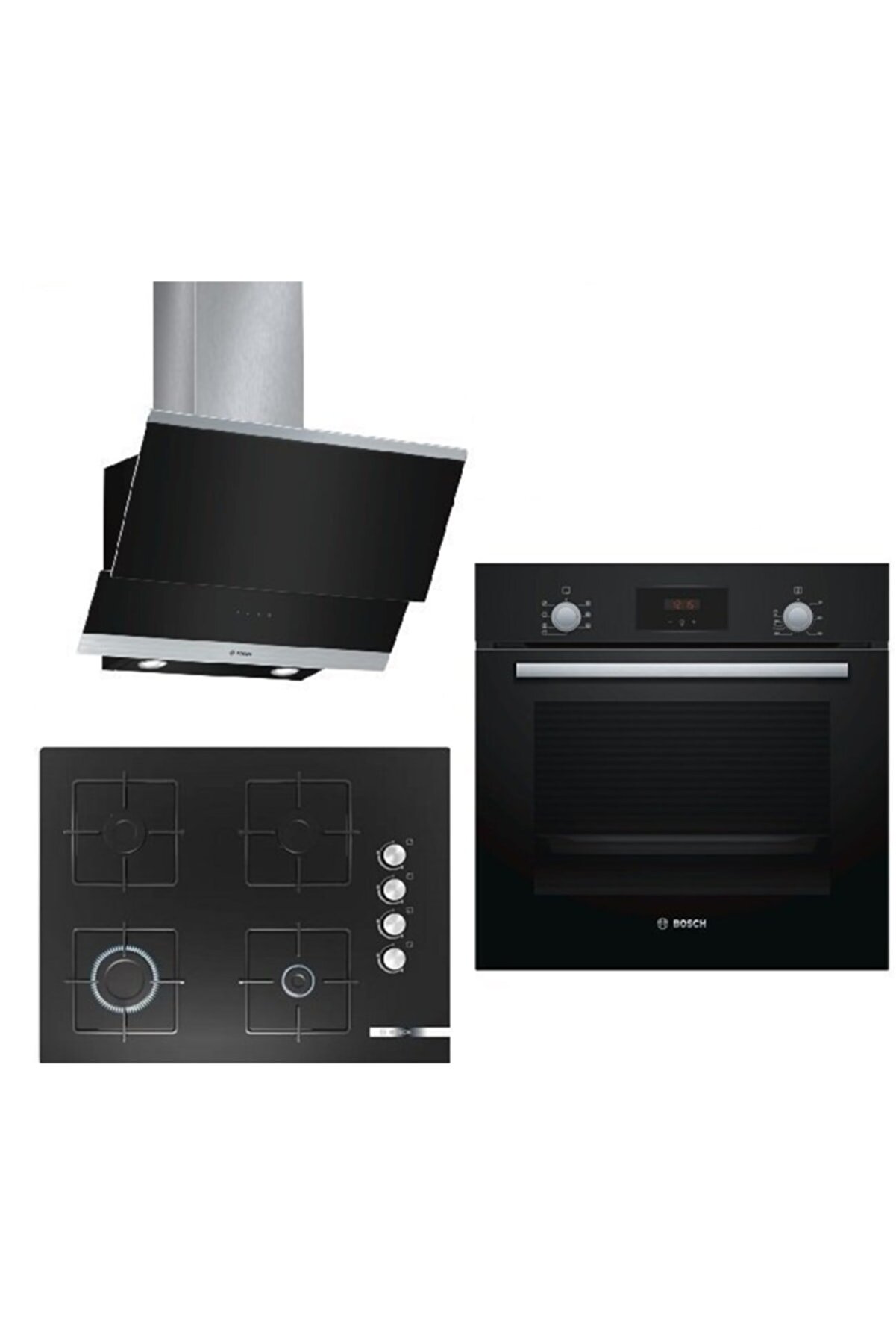 Ankastre Set 177 (hbf113ba0t 162 Pop7c6o12o 162 Dwk065g60t) 67 Cm Ocak