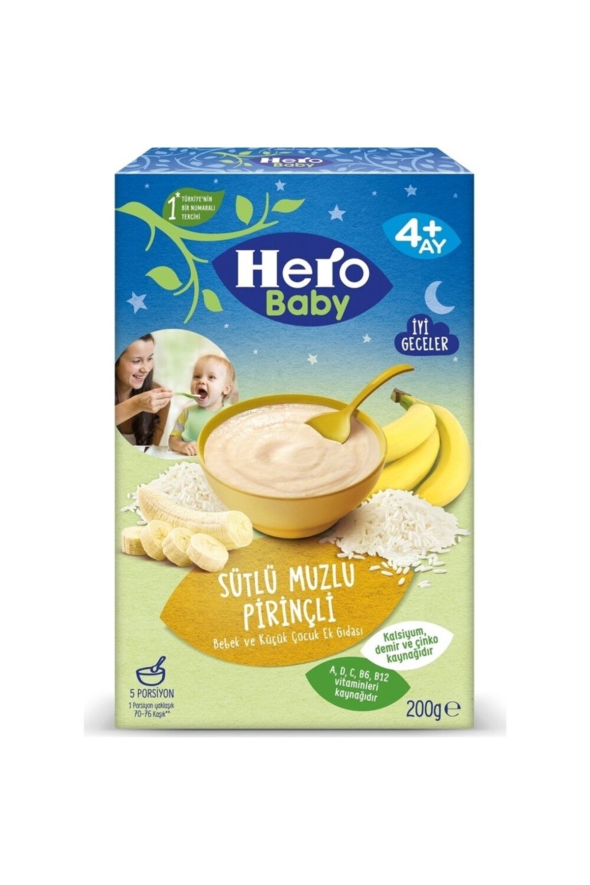 Ülker Hero Baby Sütlü Muzlu Pirinçli 200 G 12 Adet