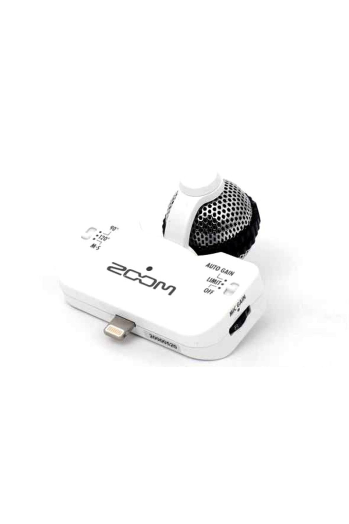 Zoom Iq5/w H4n,h6 Ve Iphone Için Uyarlanmış Stereo Mikrofon Beyaz