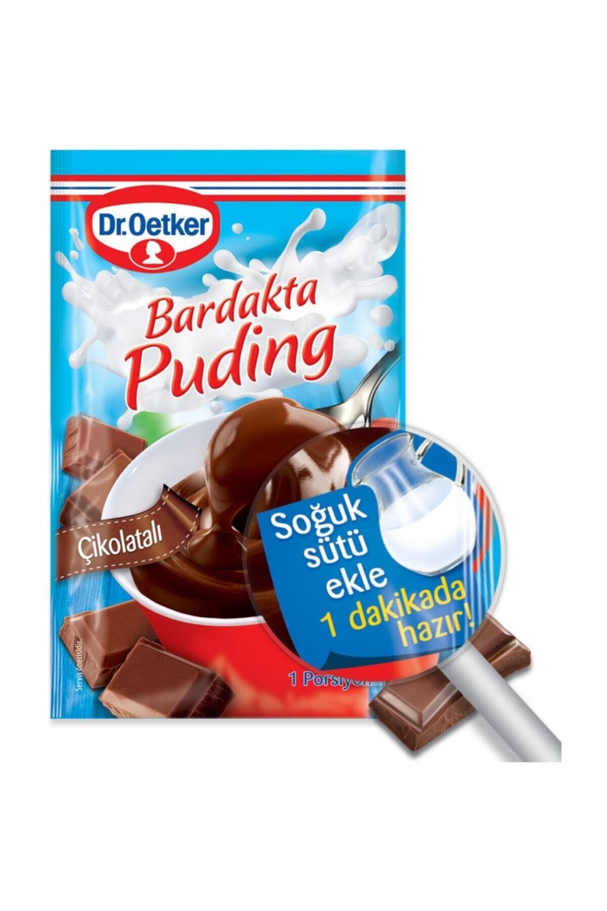 Dr. Oetker Bardakta Puding Çikolatalı 34 gr