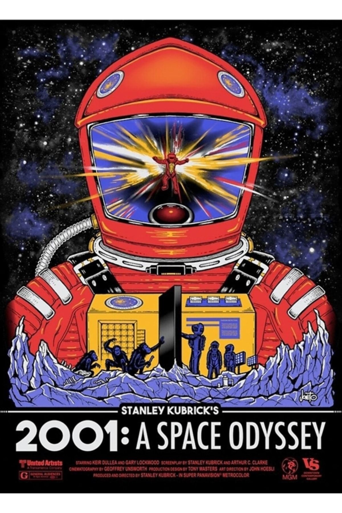 Universal Stanley Kubrick's Tablo Ahşap Poster Dekoratif