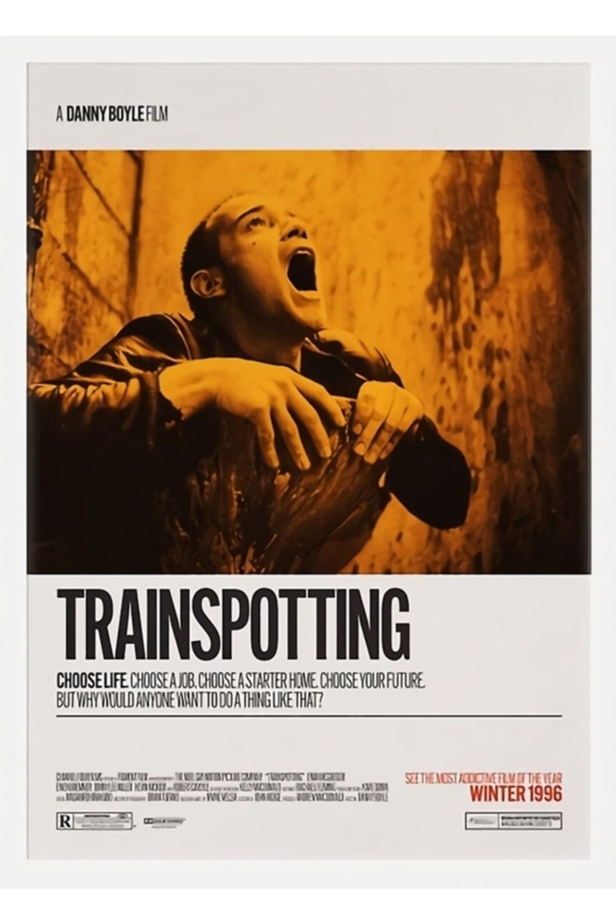 Universal Trainspotting Movie Tablo Ahşap Poster Dekoratif