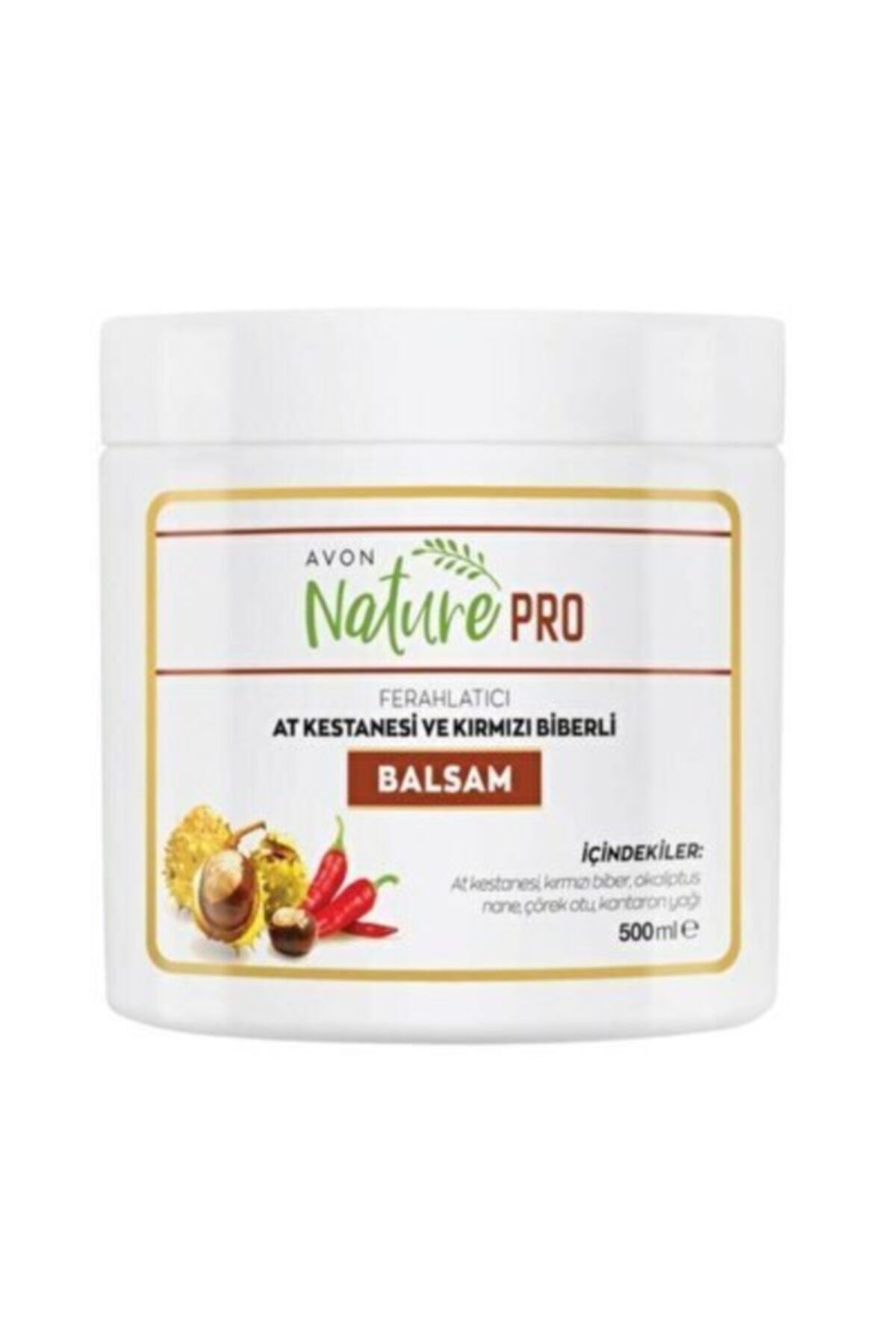 Avon Nature Pro At Kestanesi Ve Kırmızı Biberli Balsam 500 ml