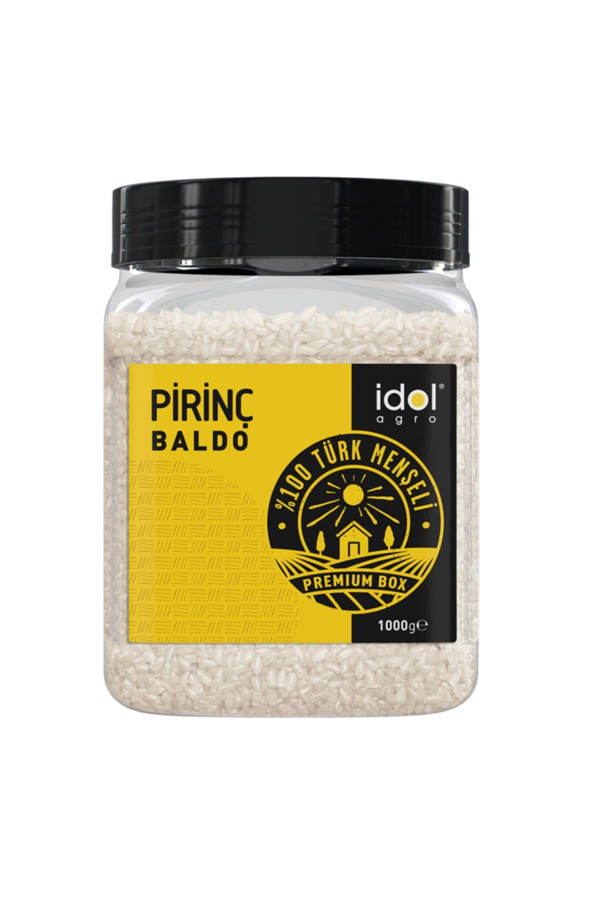 idolagro Yerli Baldo Pirinç - 1. Sınıf Tip A - Uzun Iri Tane - Premium Pet - 1000 gr