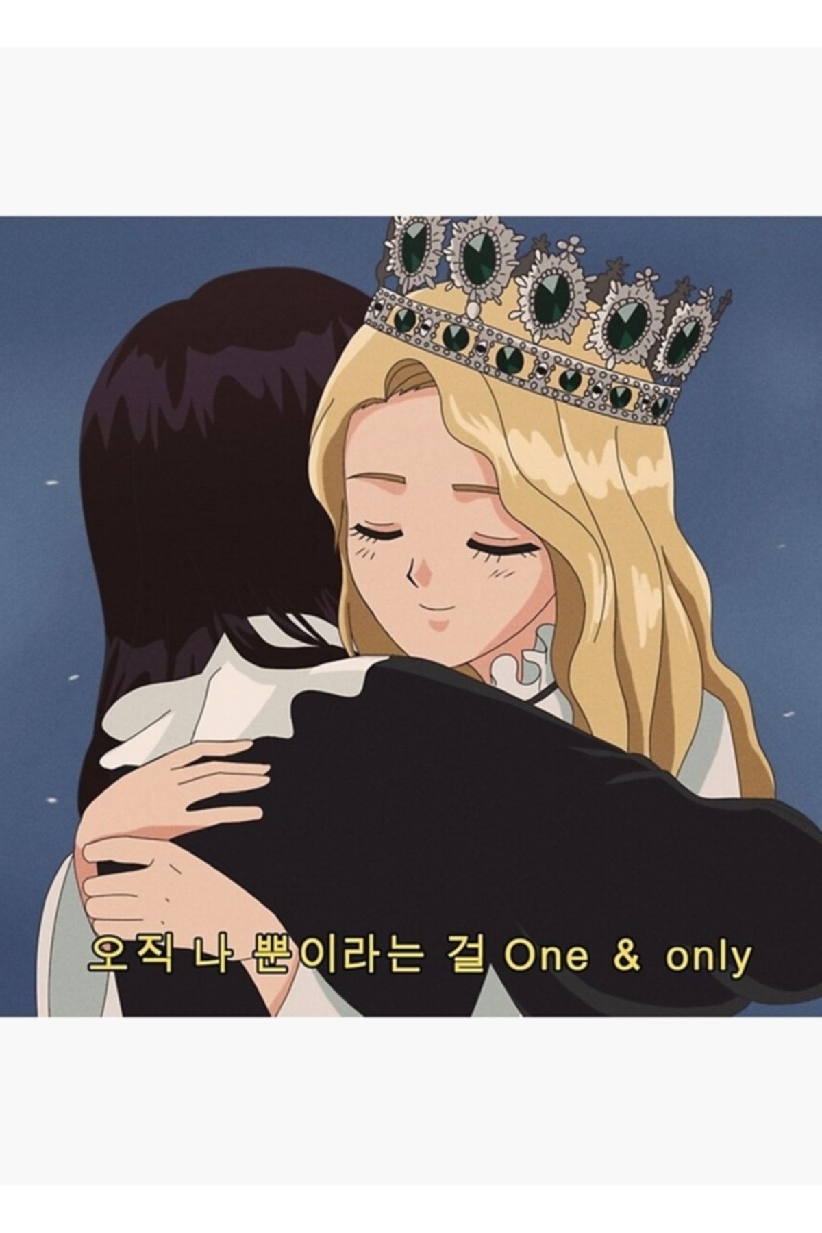 Universal Loona Go Won - One & Only 90'ların Anime Tablo Ahşap Poster Dekoratif