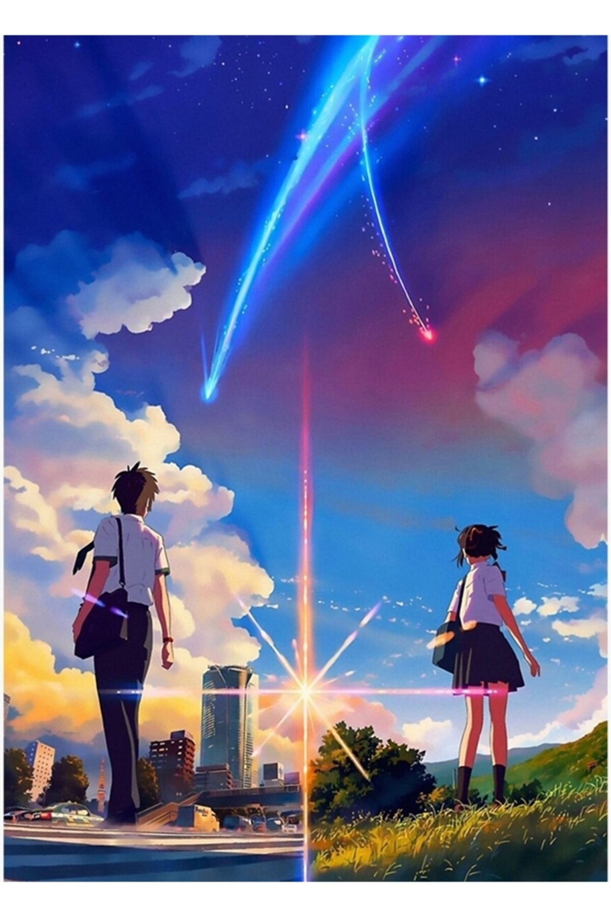 Universal Kimmi No Na Wa /senin Adın Anime Tablo Ahşap Poster Dekoratif