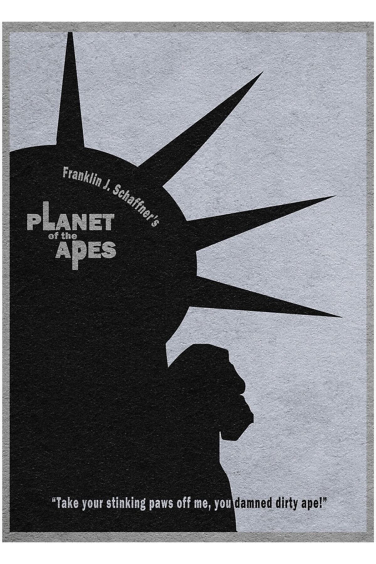 Universal Planet Of The Apes Tablo Ahşap Poster Dekoratif