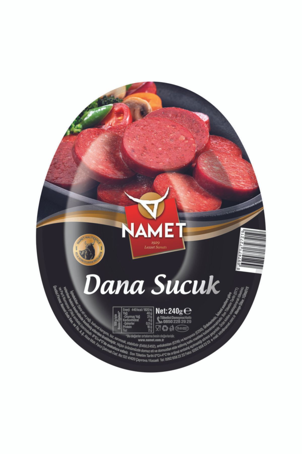 Namet Dana Sucuk Fermente 240 gr