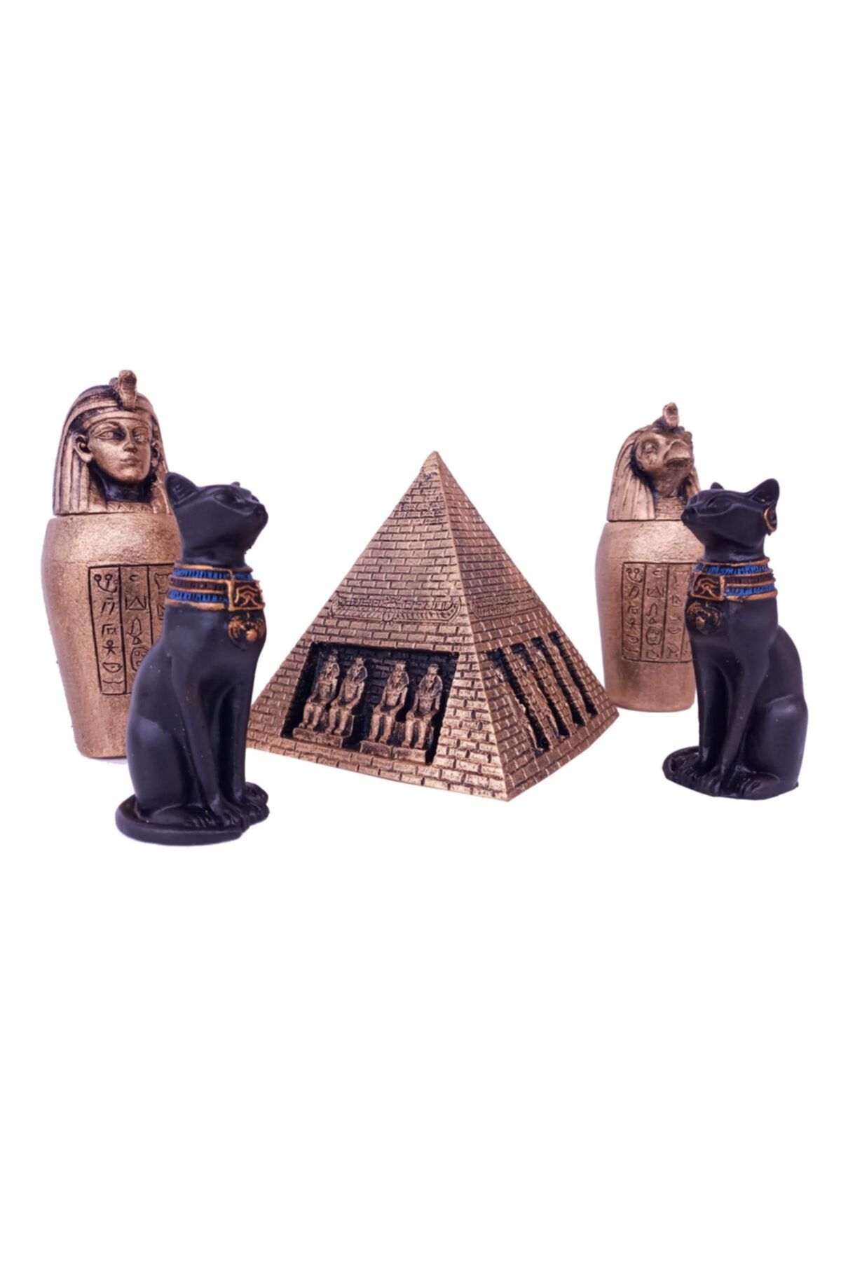 GÖKÇEN HOBİ Antik Mısır Bastet,firavun ,horus Ve Piramit Set