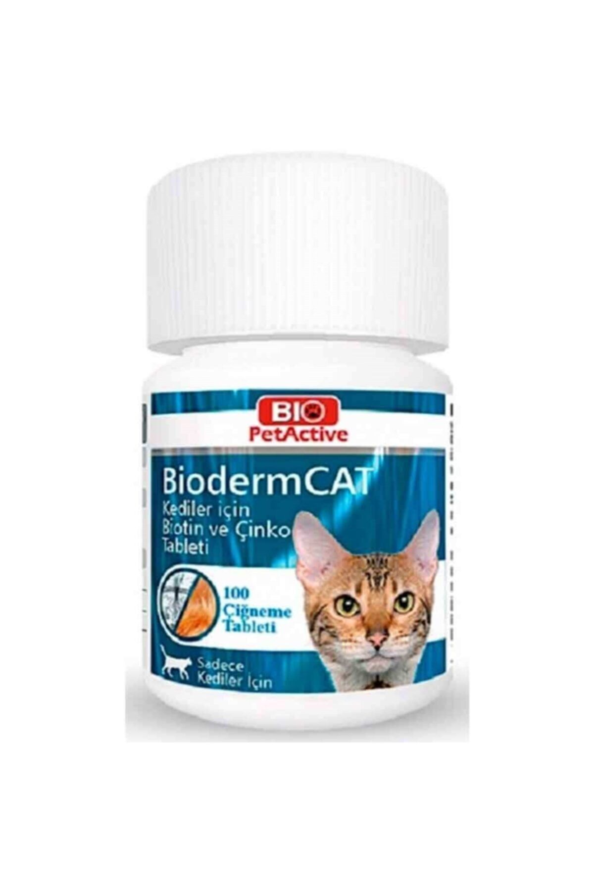Bio PetActive Pet Active Bioderm Kedler Için Biotin Çinko Tablet 37,5 Gr