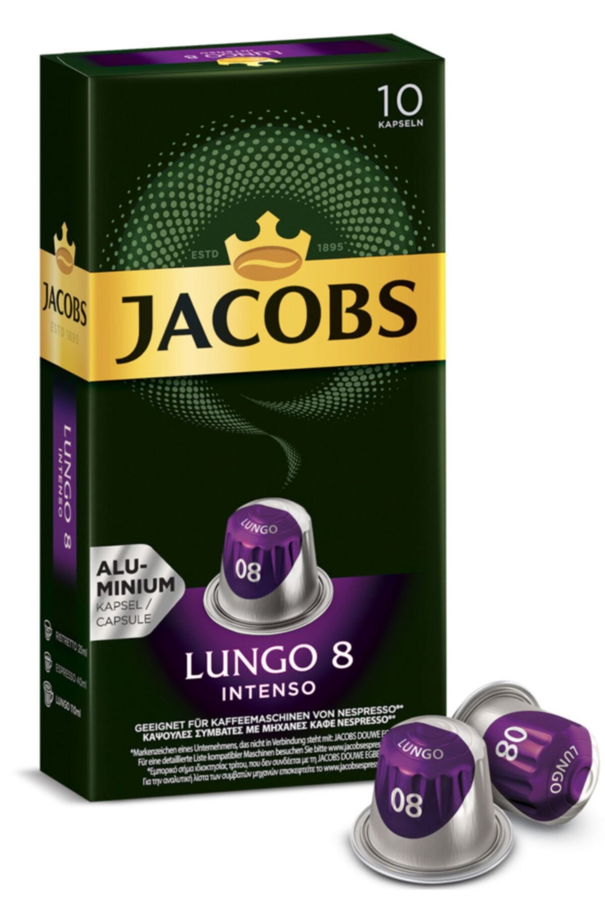 Jacobs Capsule Lungo 8 Intenso 52 Gr