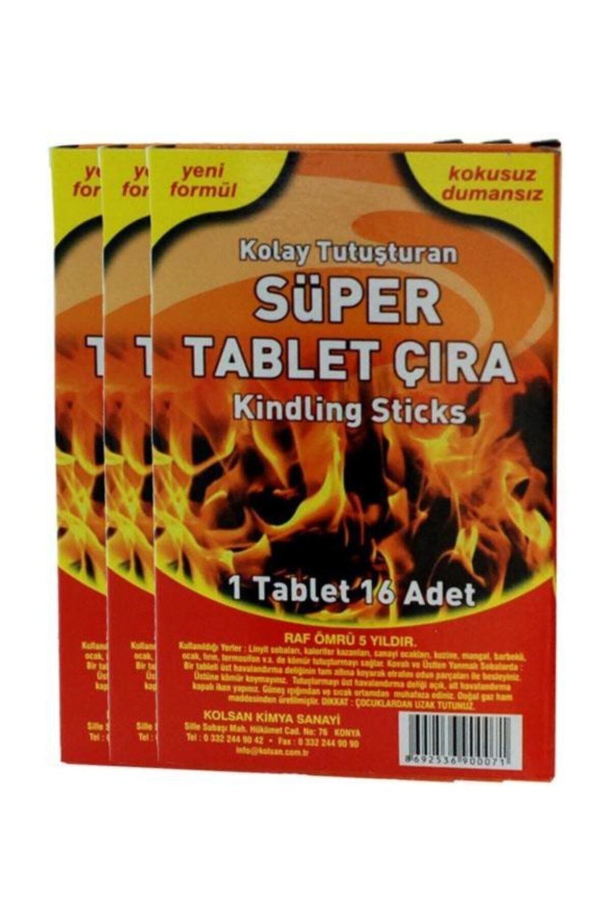 Hanedanev Süper Tablet Çıra 1 Tablet 16 Adet - Mangal Soba Tutuşturucu