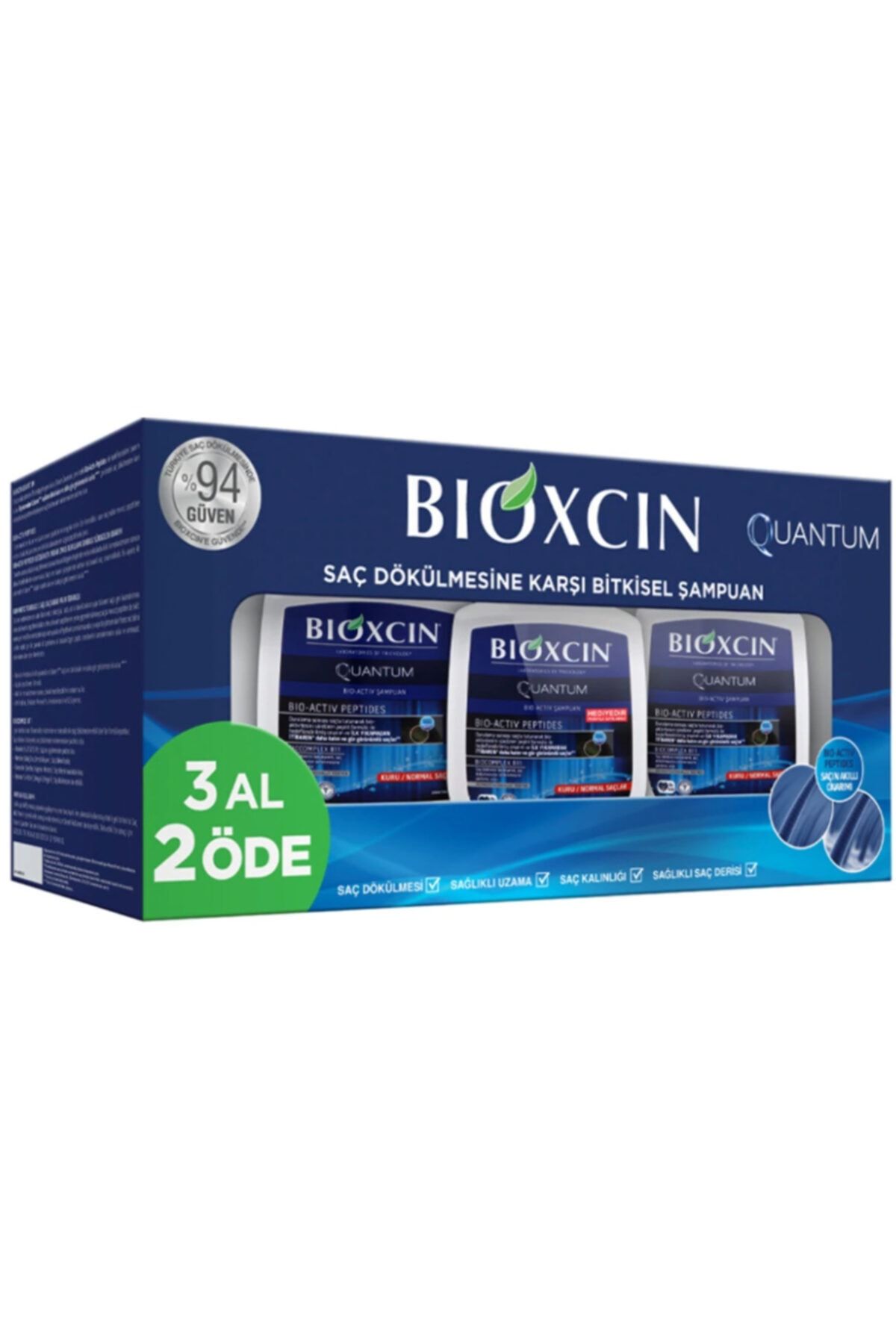 Bioxcin Quantum Bio-activ Şampuan 300 Ml 3 Al 2 Öde (kuru Ve Normal Saçlar)