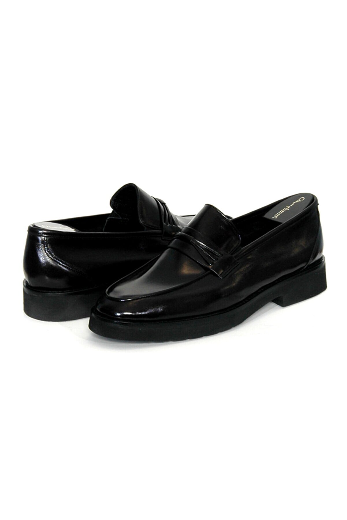 oğuzhan ayakkabı Erkek Siyah  Yumuşak Ayakkabı %100 El Yapımı Sidney Serisi