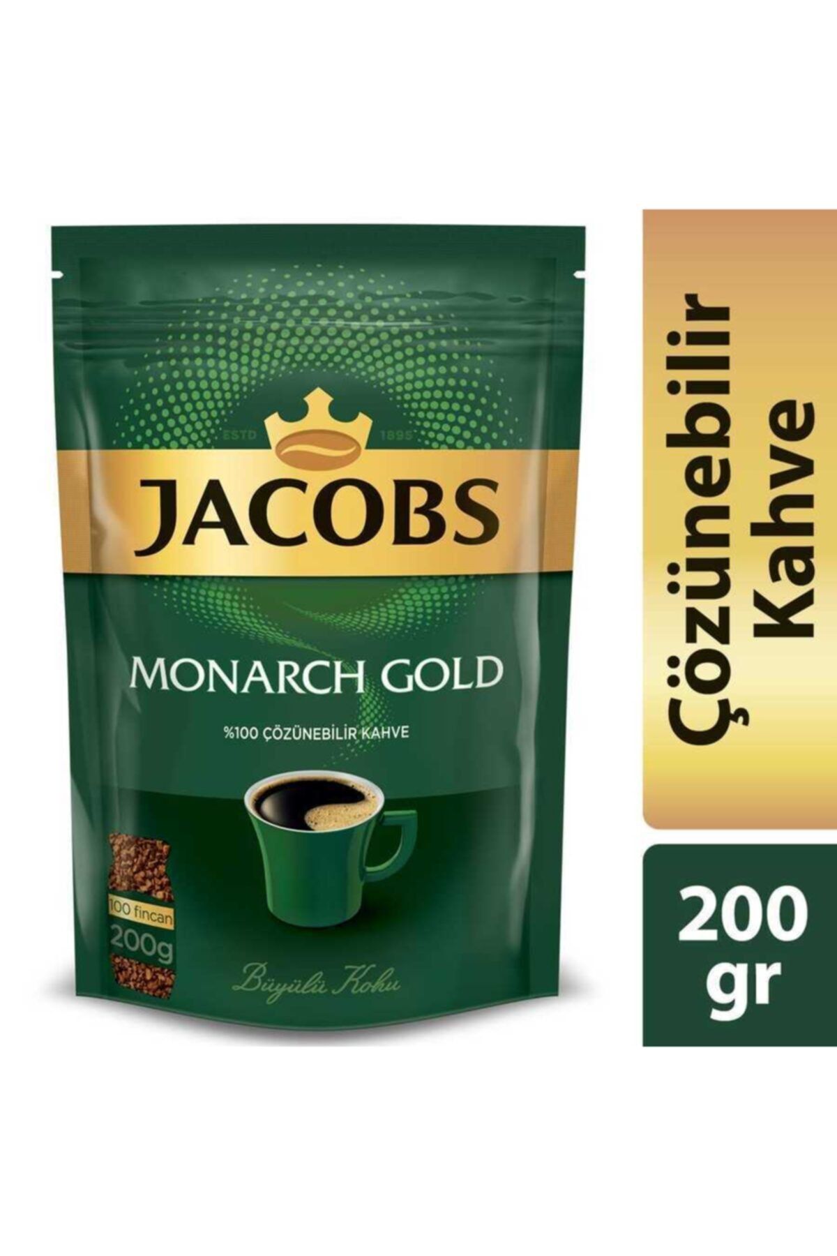 Jacobs Monarch Gold Kahve Eko Paket 200 gr