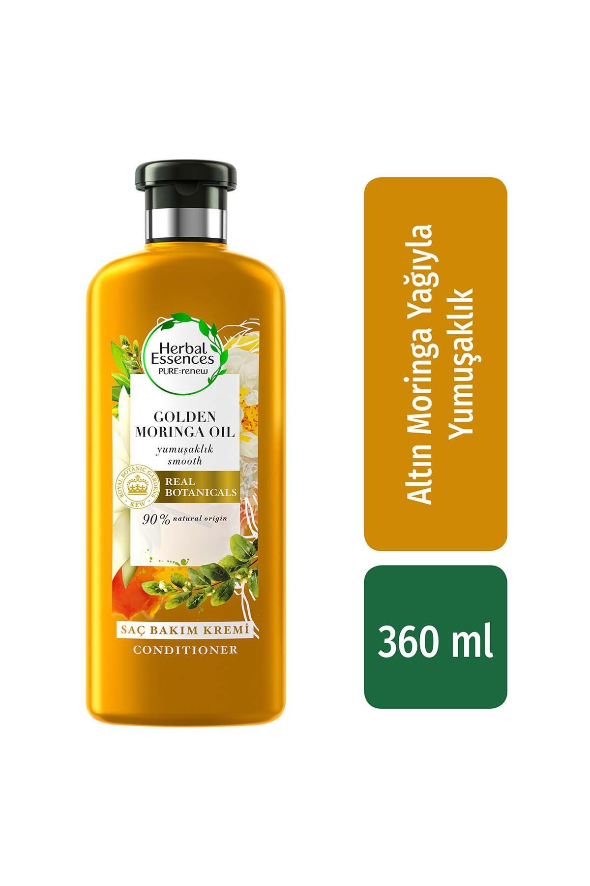 Herbal Essences Ikra Saç Bakım Kremi Yumuşaklık Altın Moringa Yağı 360 Ml