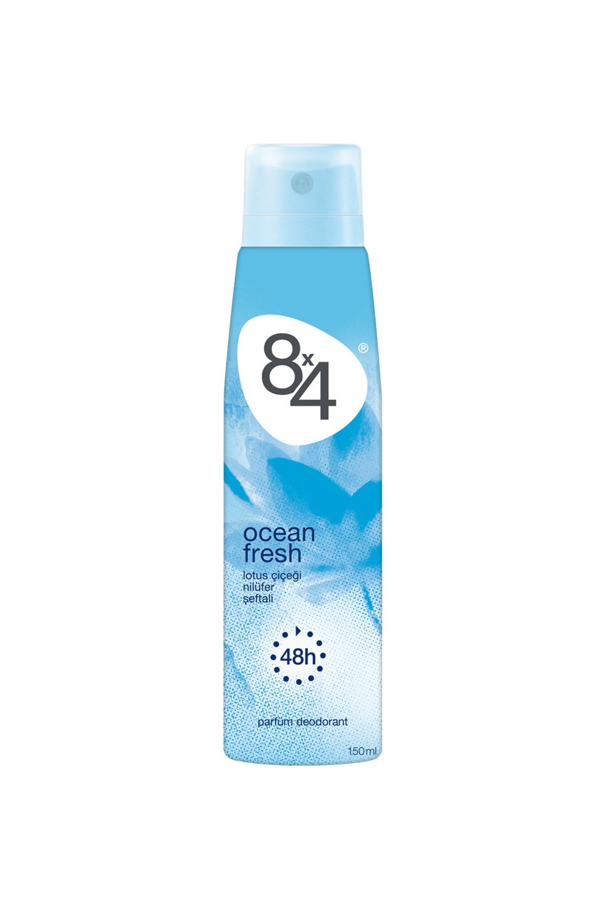 8x4 Ocean Fresh Pudrasız Kadın Deodorant 150 ml