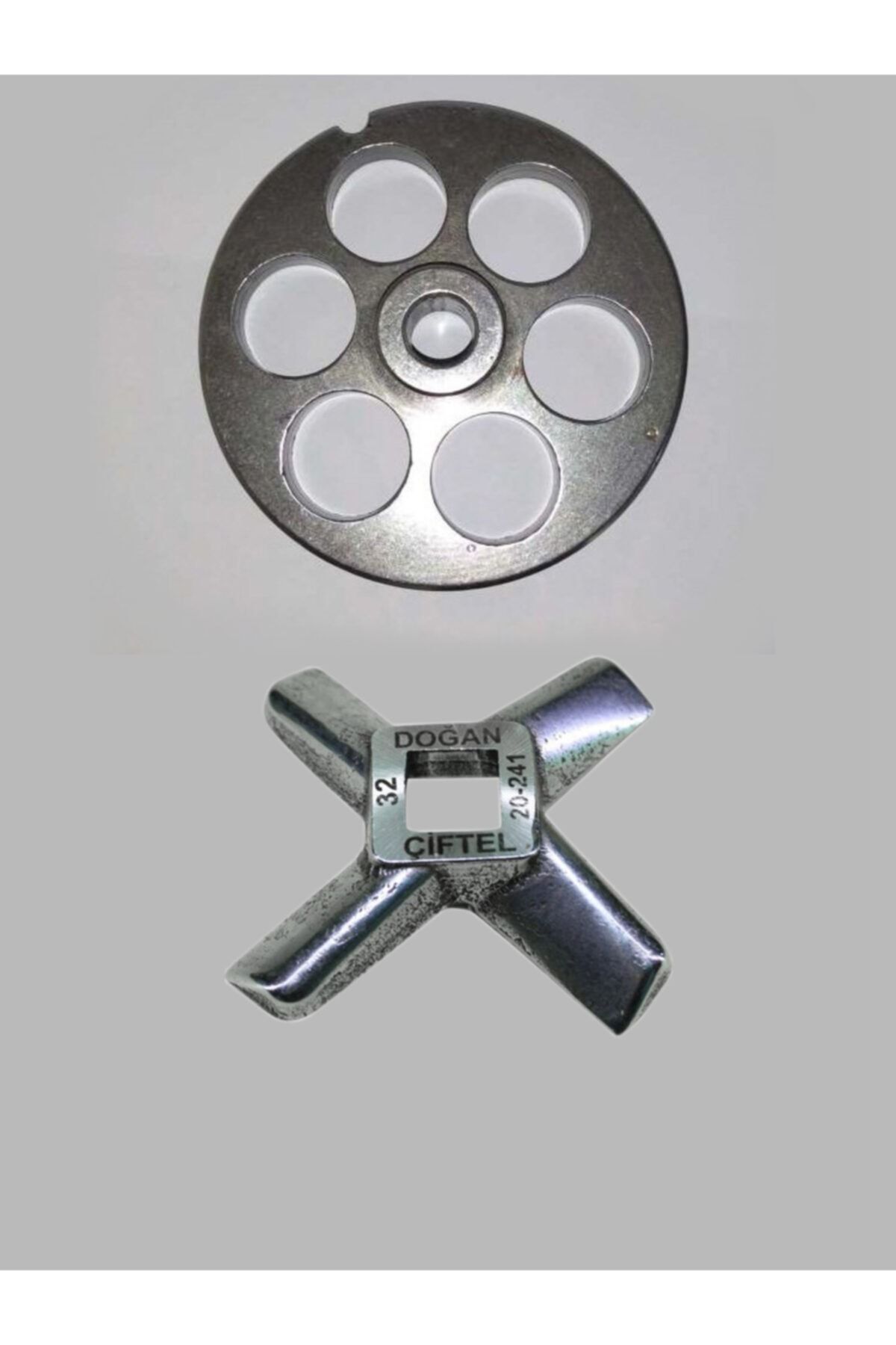 DOĞAN ÇİFTEL 32lik Mutfak Tipi Kıyma Makinesi İçin Ayna Ve Bıçak 25 mm
