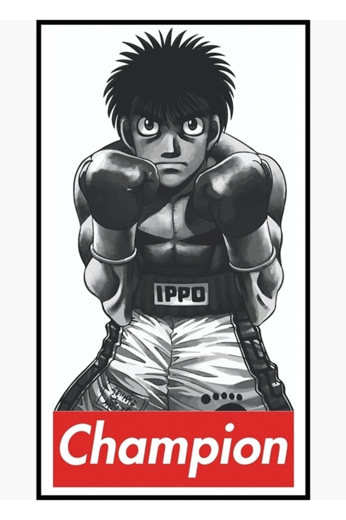Universal Hajime No Ippo The Champion Tablo Ahşap Poster Dekoratif