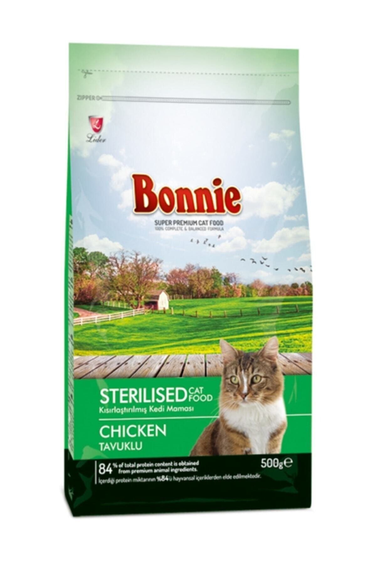 Bonnie Steril Kısır Kedi Maması 500 Gr X 4 Adet