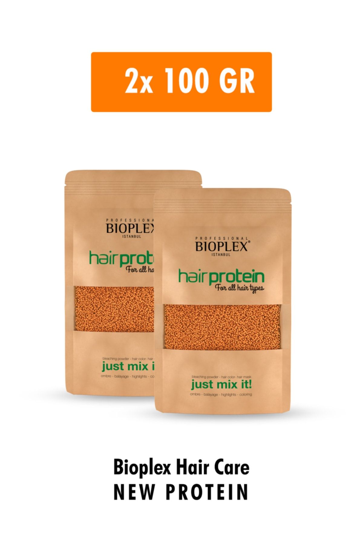 Bioplex Saç Bakım Proteini - Saç Açma Ve Boya Işlemlerinde Yıpranmalara Karşı Özel Ürün 2x100 Gr - 2 Paket