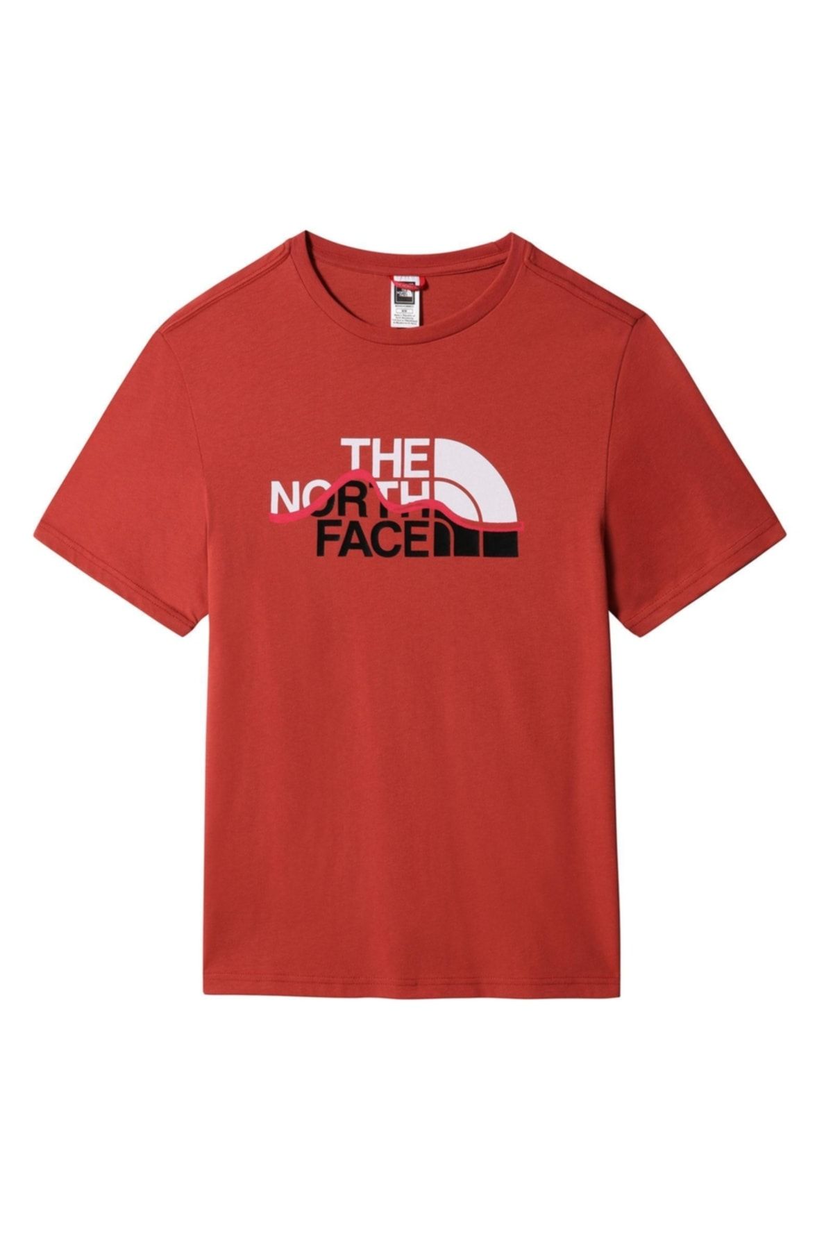 The North Face Unisex S/s Mountain Lıne T-shirt Eu Nf00a3g2ubr1