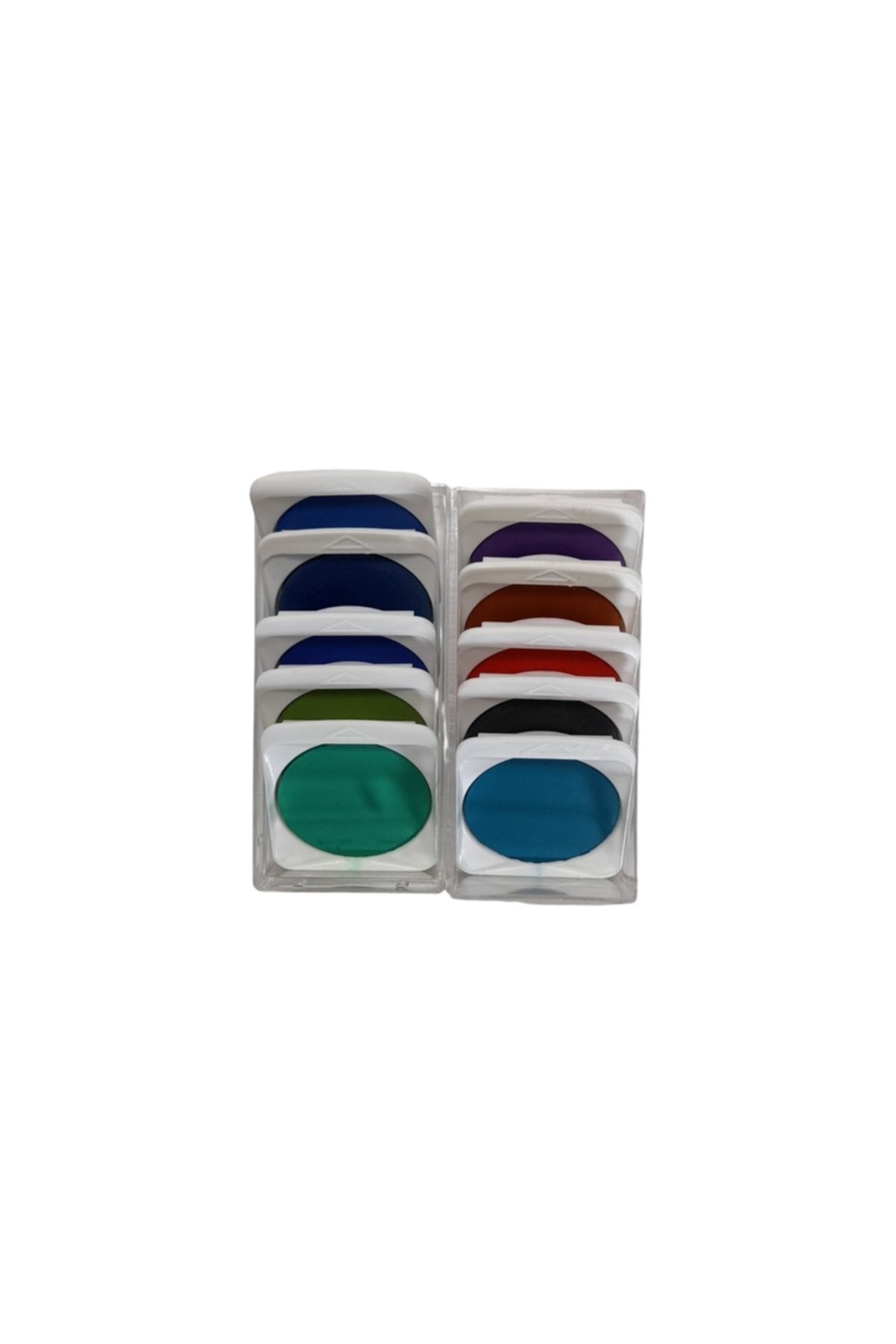 Pelikan Suluboya Tableti 10 Renk Bir Kutuda Tüp Çin Beyazı