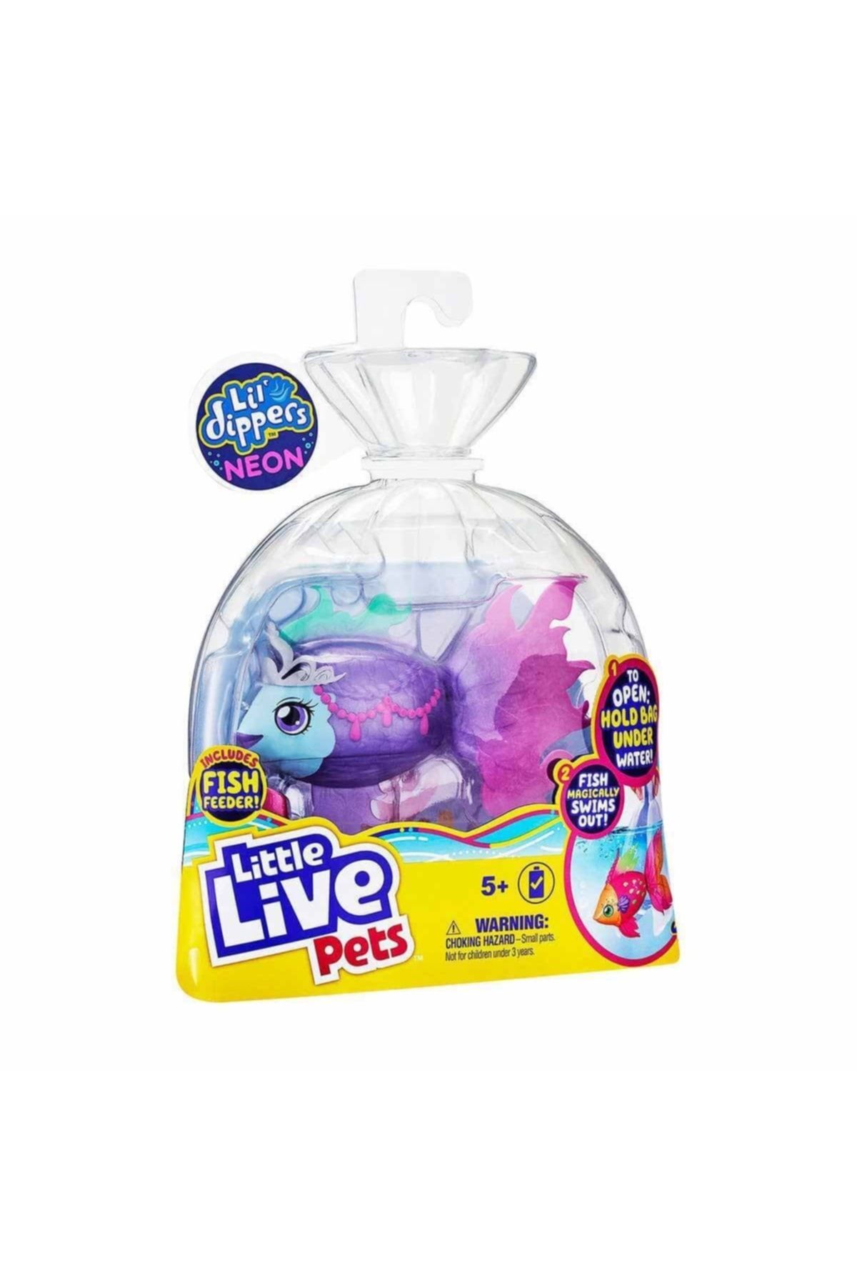 Little Live Pets Llp Yüzen Balıklar Tekli Paket S3 Lp102000 - Mor