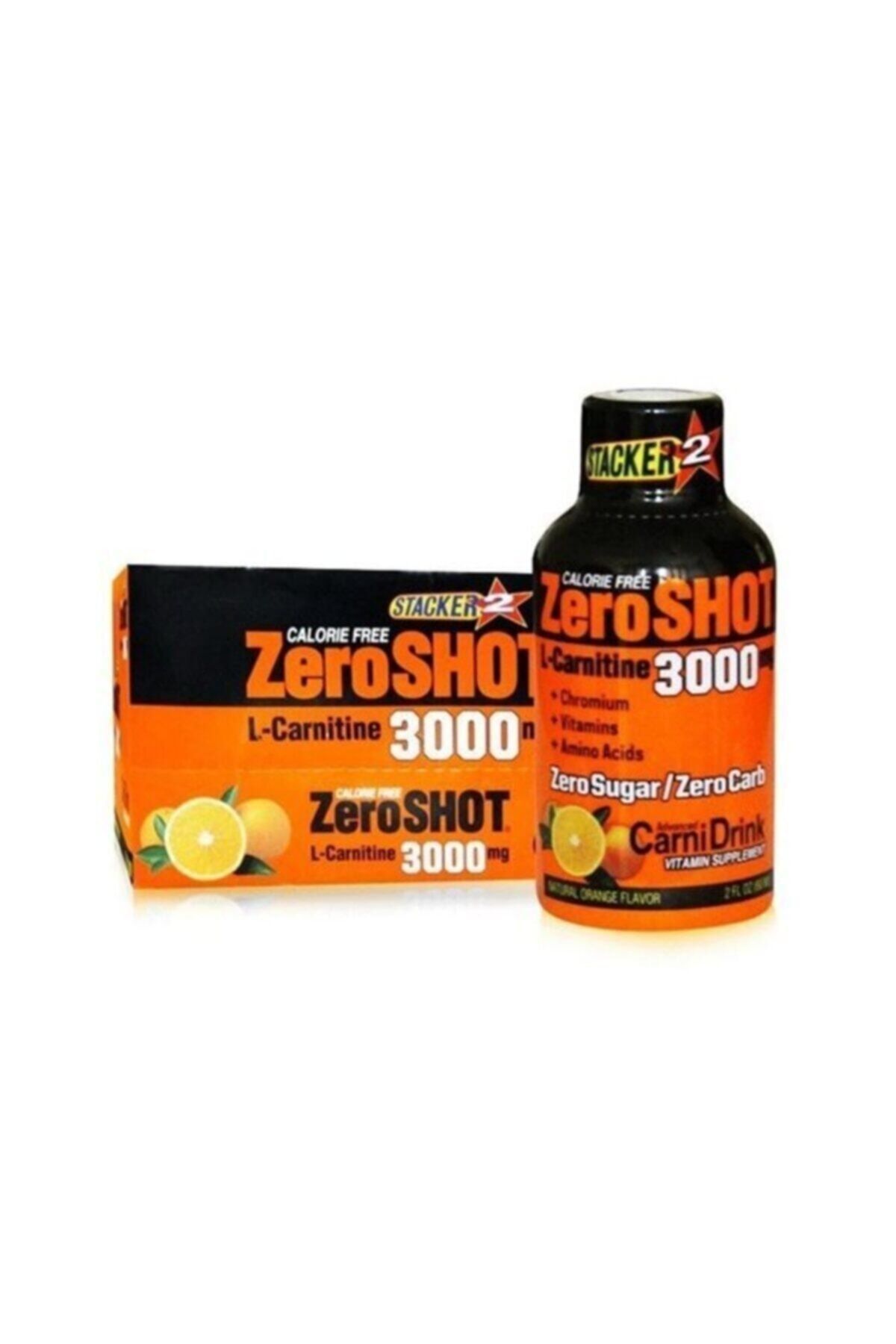 Zero Shot 12 Adet Portakal Aromalı L-carnitine 60 ml 3000mg