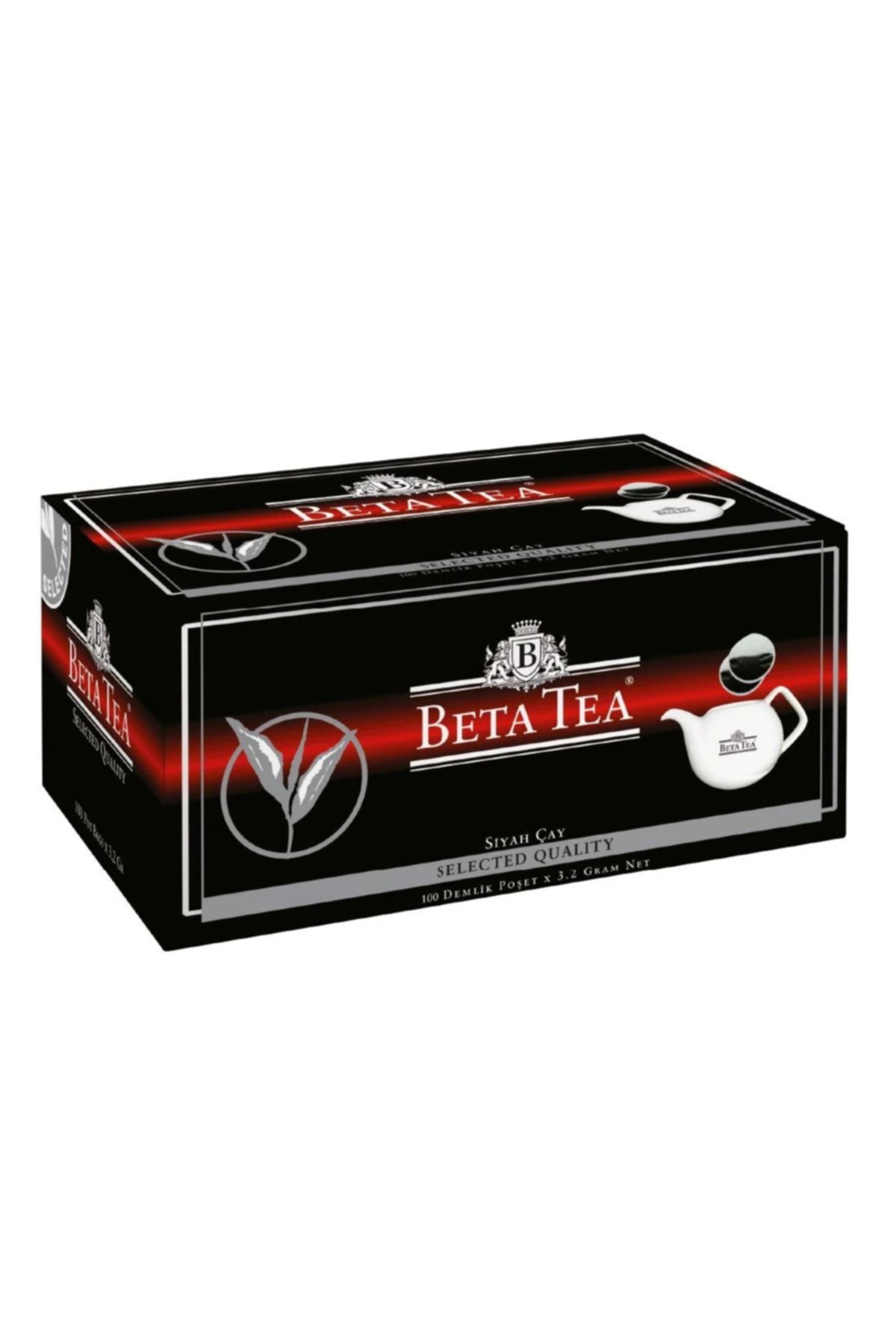 Beta Tea Selected Quality Demlik Poşet 100 x 3,2 GR (Seylan Çayı - Ceylon Tea)