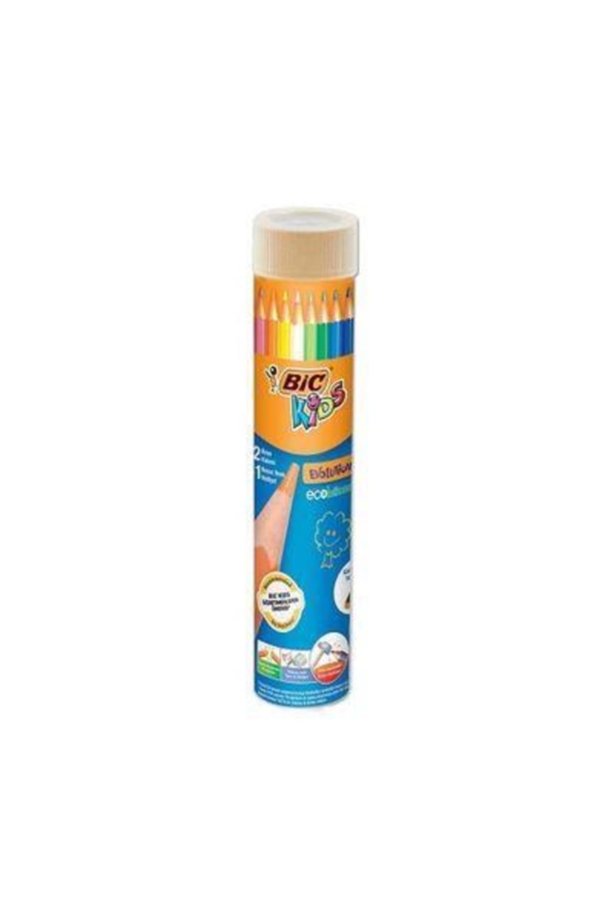 Bic Eco Evolutıon Metal Tüp Kuru Boya 12+1 Lü (958191)