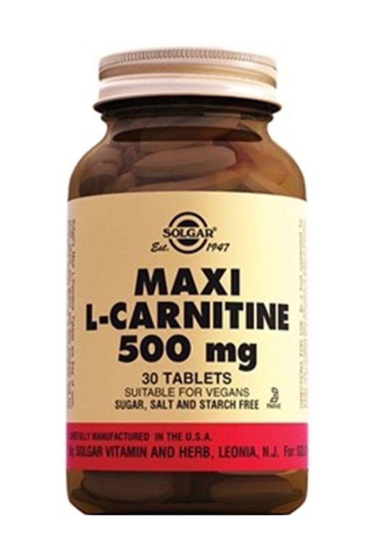 Solgar Maxi L-carnit 500 mg 30 Tb