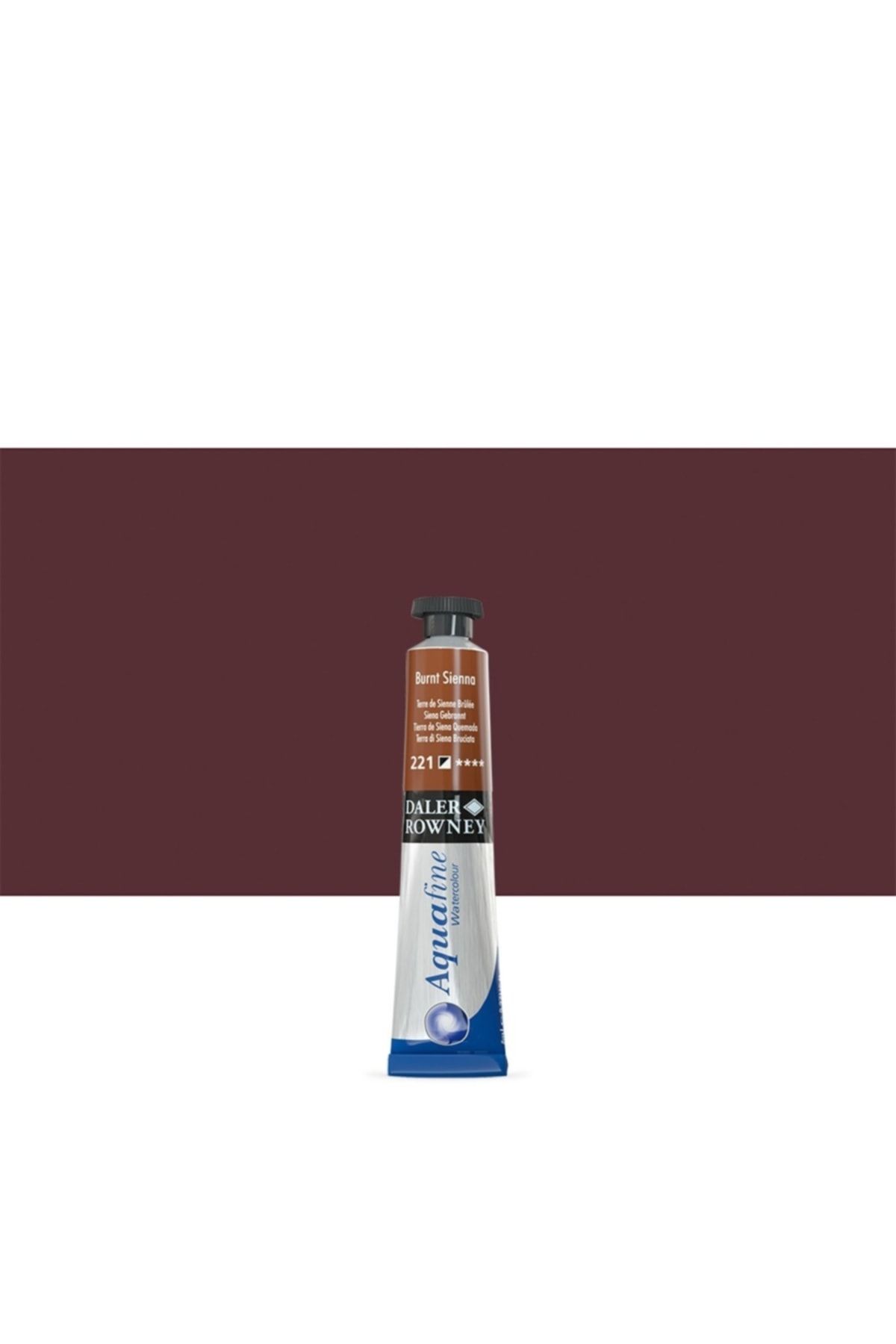 Daler Rowney Aquafine Tüp Suluboya 8ml N:221 Burnt Sienna