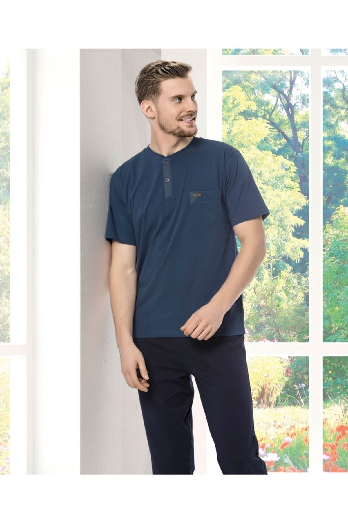 Erkek 2 Li Pijama Takımı 2188