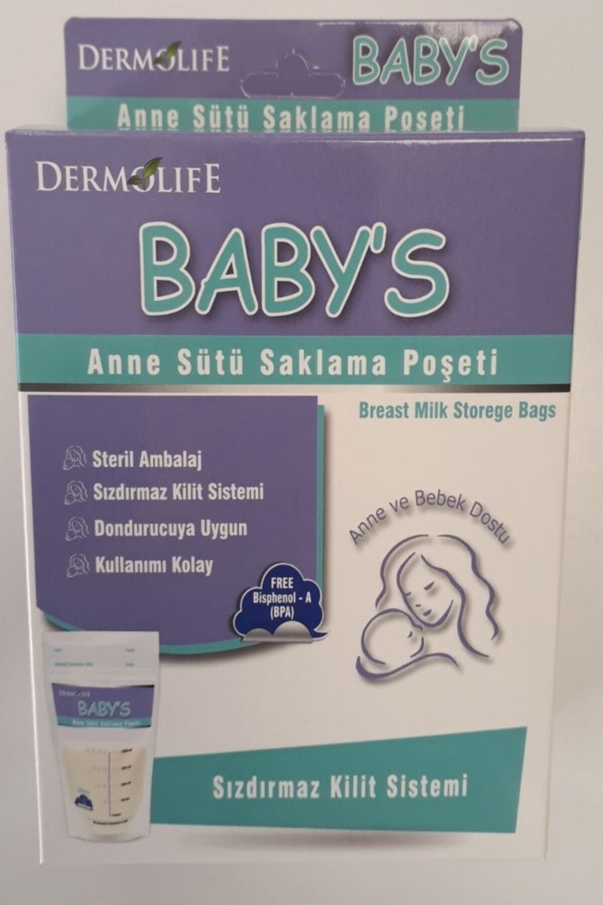 Dermolife Baby's Süt Torbası 20'li (3 Adet) 60'lı Ekonomik Paket