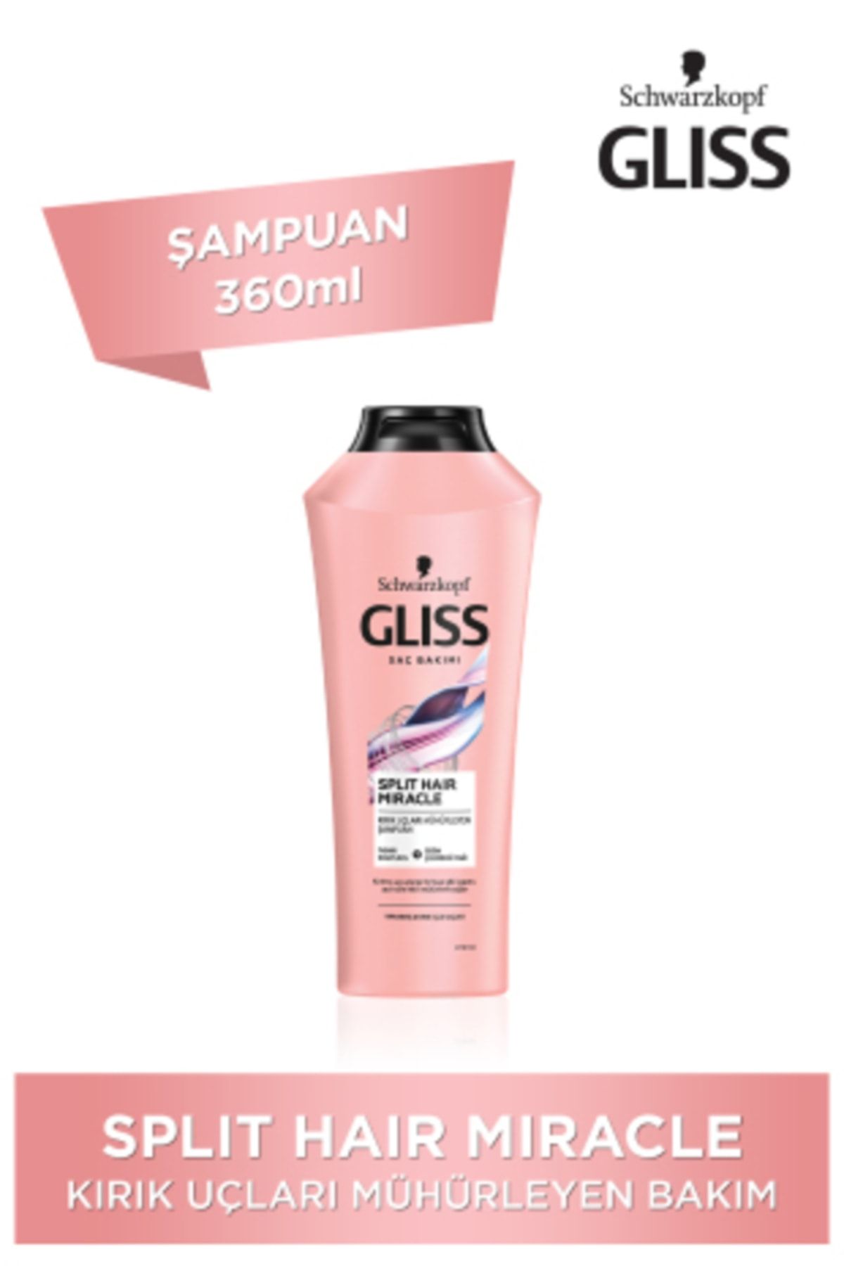 Gliss Schwarzkopf Glıss Splıt Haır Mıracle Şampuan 360 Ml