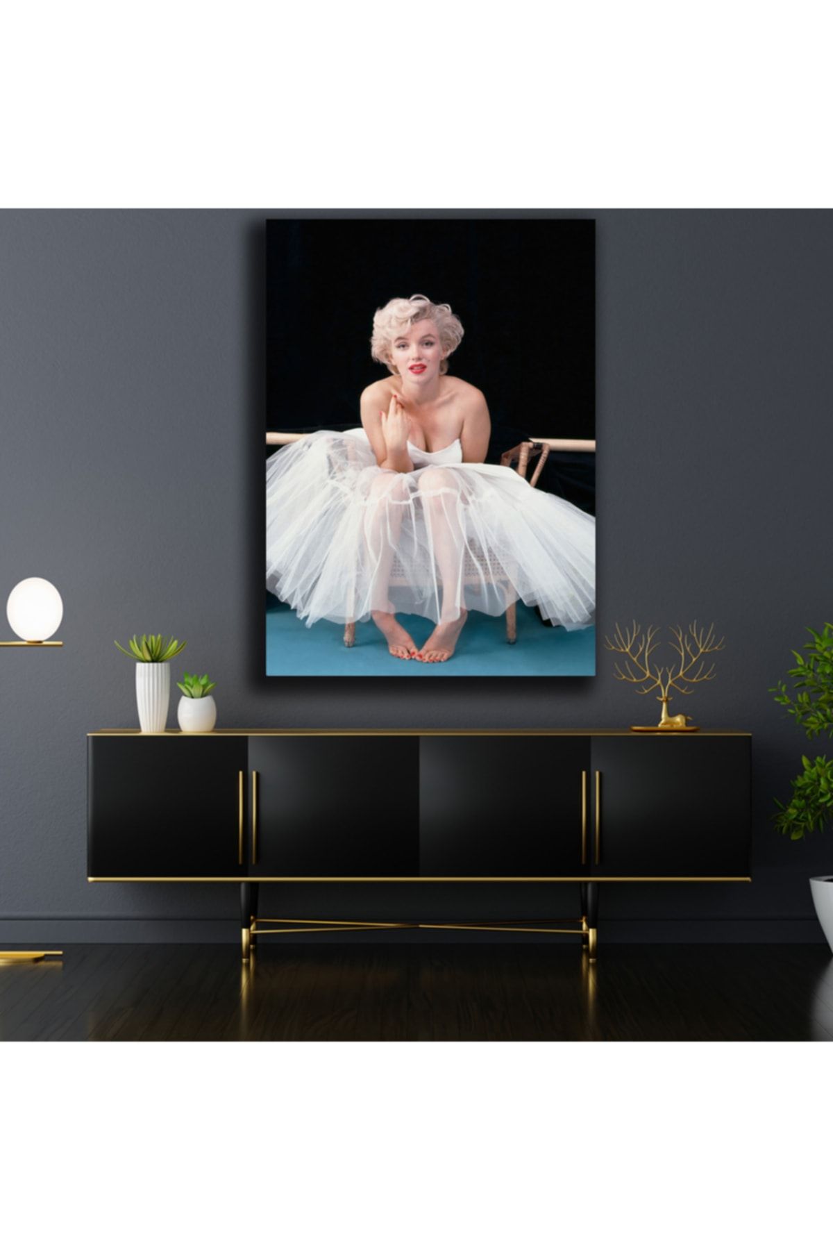 Genel Markalar Dekoratif Marilyn Monroe Kanvas Tablo