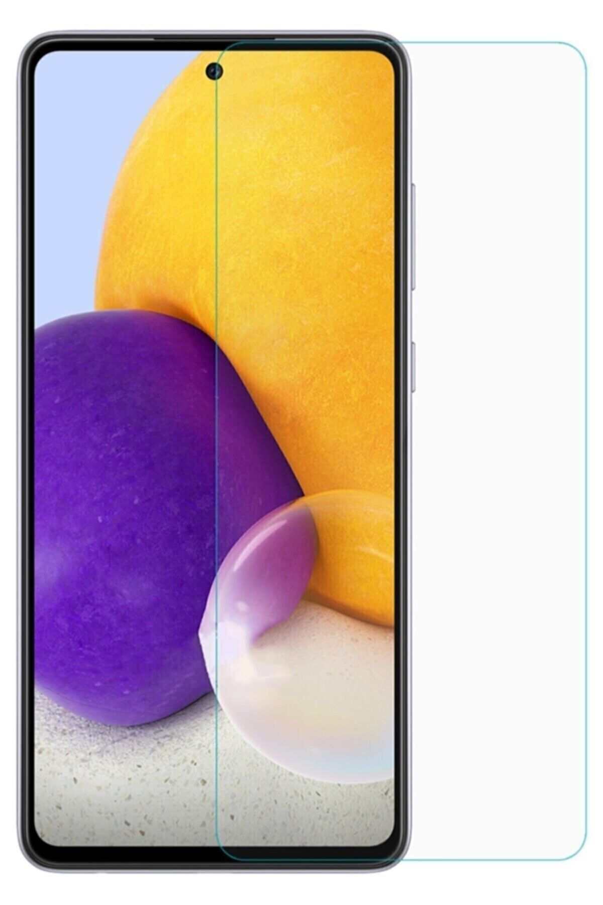 Fibaks Samsung Galaxy A52 - A52s Uyumlu Şeffaf 9h Tamperli Cam Ekran Koruyucu - Extra İnce