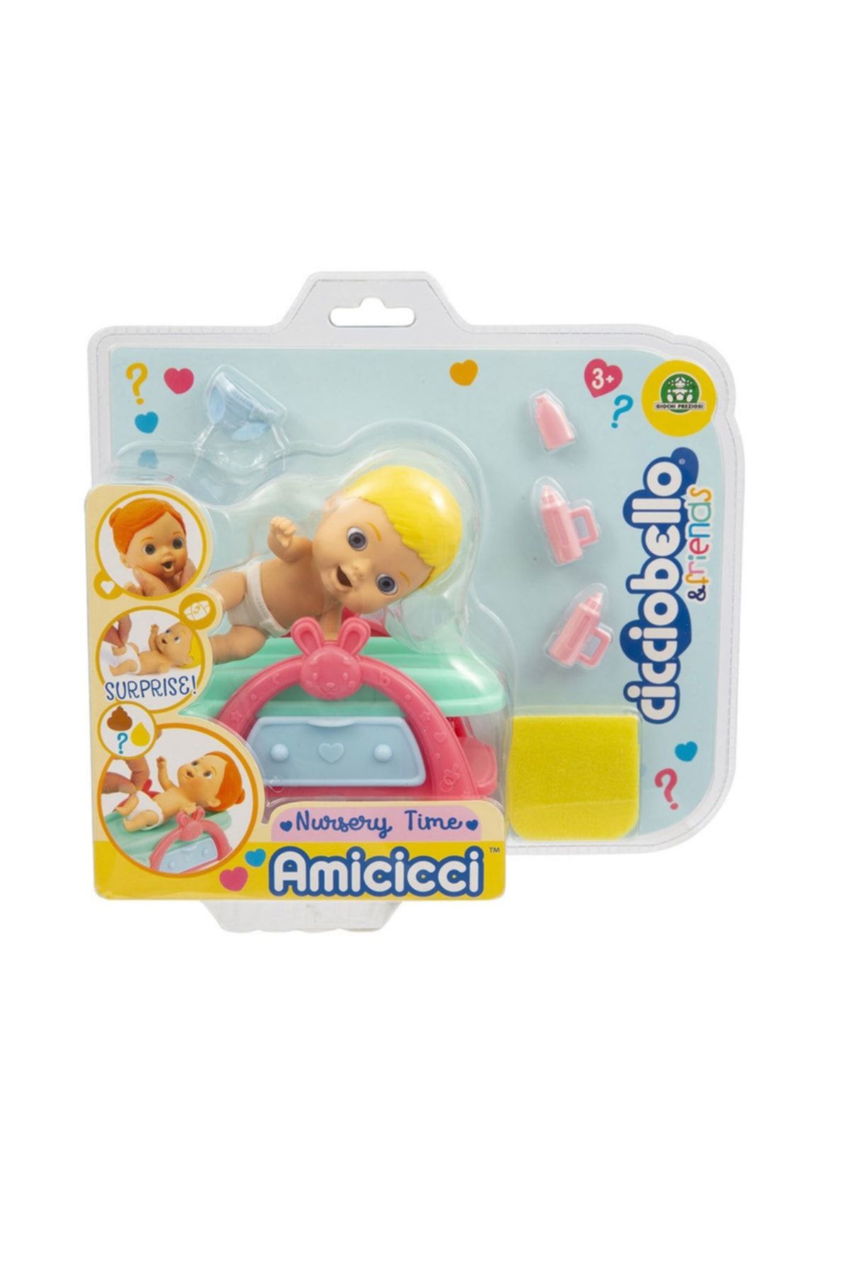 Cicciobello Amiccici Bakım Zamanı Cc014000 Kızıl Saçlı Kız Bebek