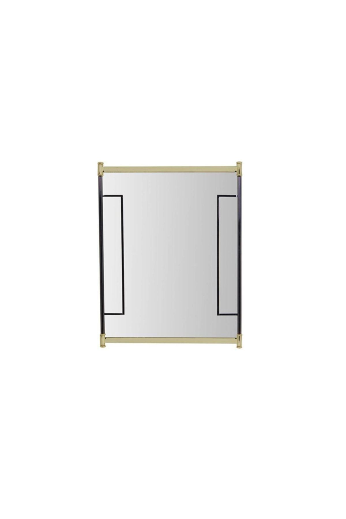 Fidex Home Modern Tasarımlar Metal Ayna Altın - Krom 88cm