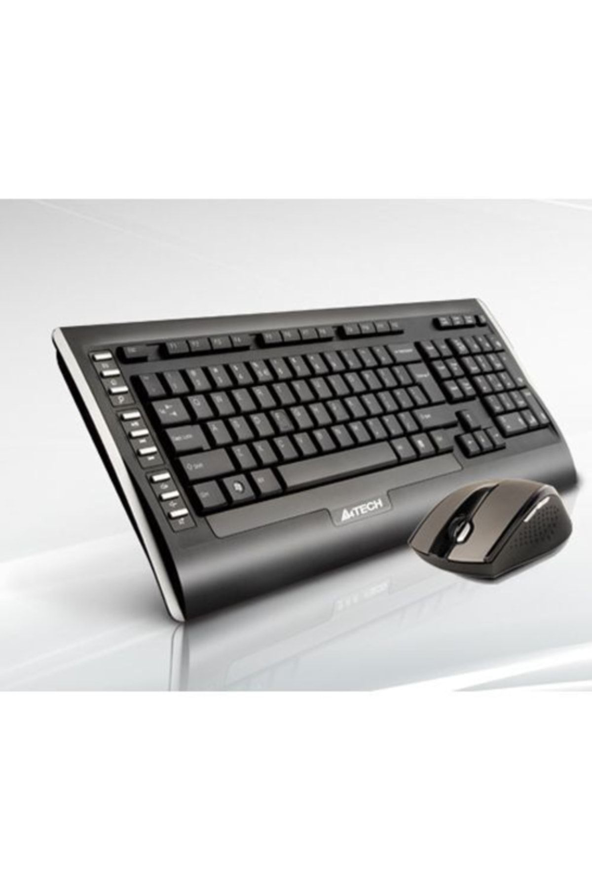 Genel Markalar 9300F Q Kablosuz Usb Siyah Lux Multimedya Klavye/Mouse Set